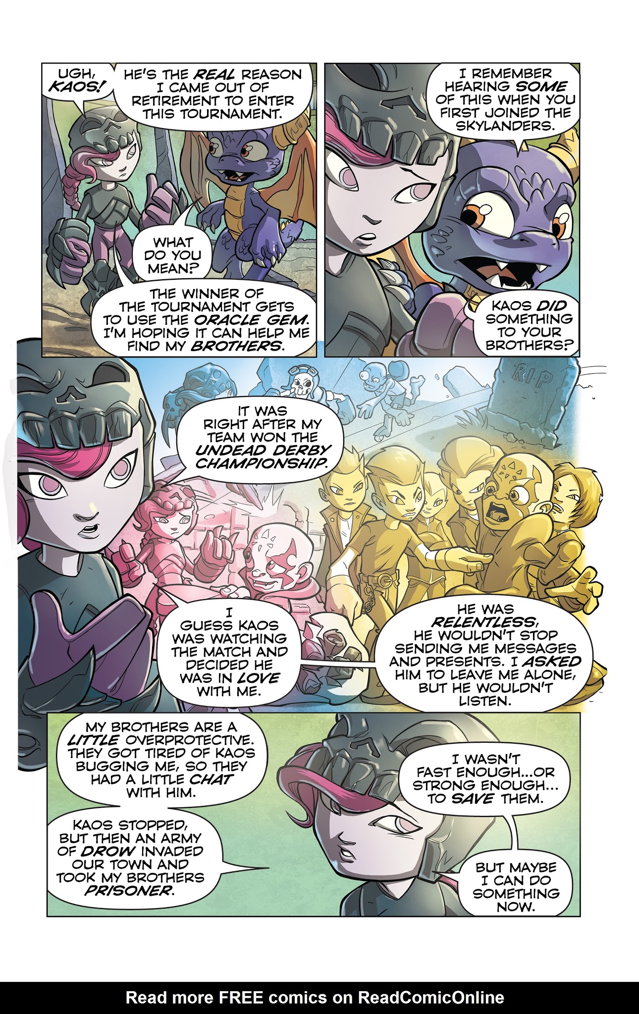 Read online Skylanders Quarterly-Spyro & Friends: Biting Back comic -  Issue # Full - 21
