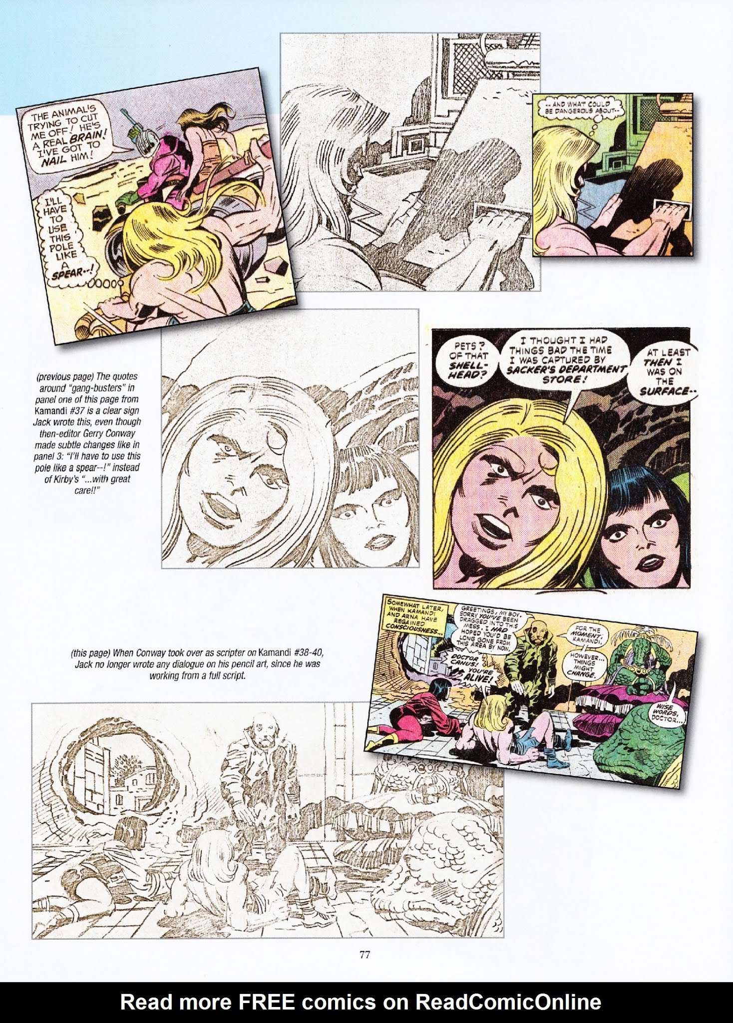 Read online The Jack Kirby Collector comic -  Issue #62 - 76