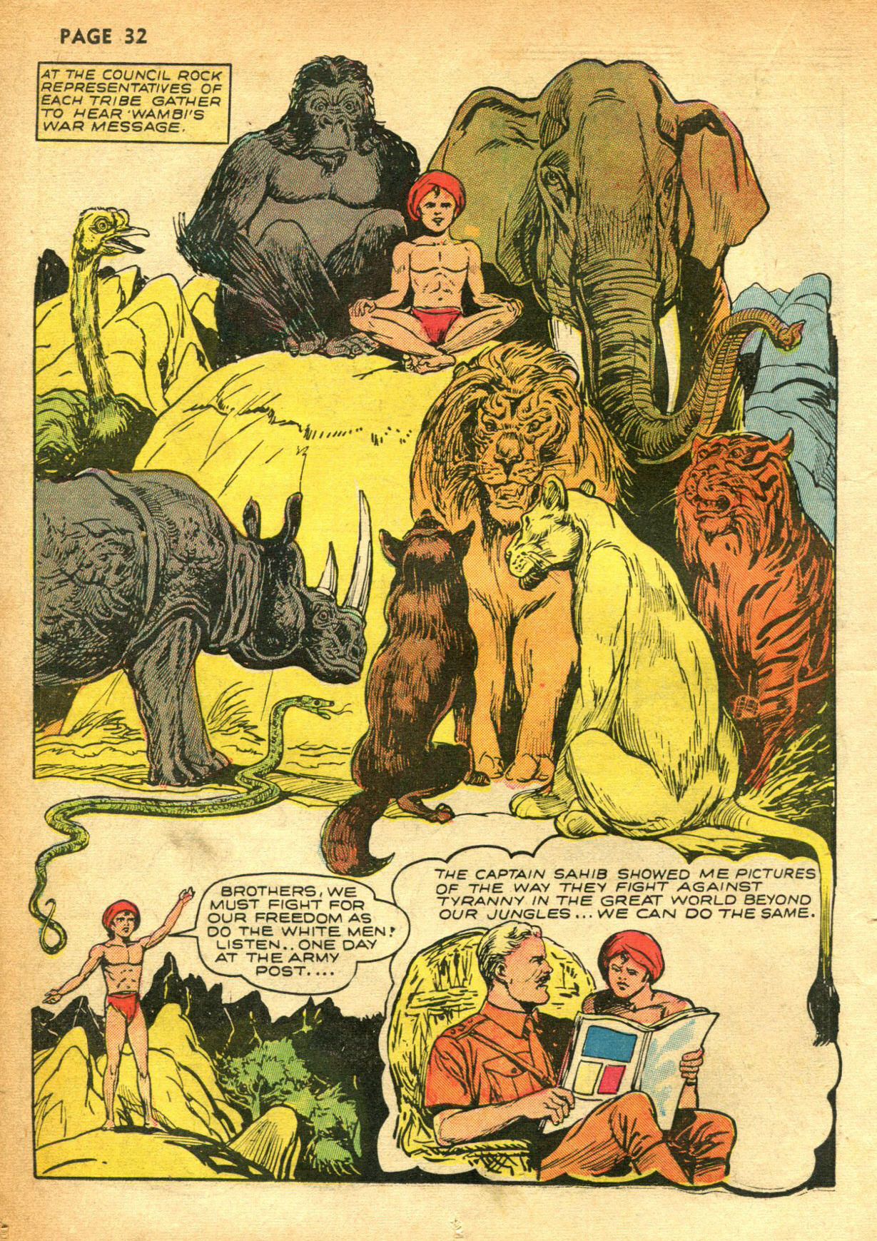 Read online Wambi Jungle Boy comic -  Issue #2 - 33