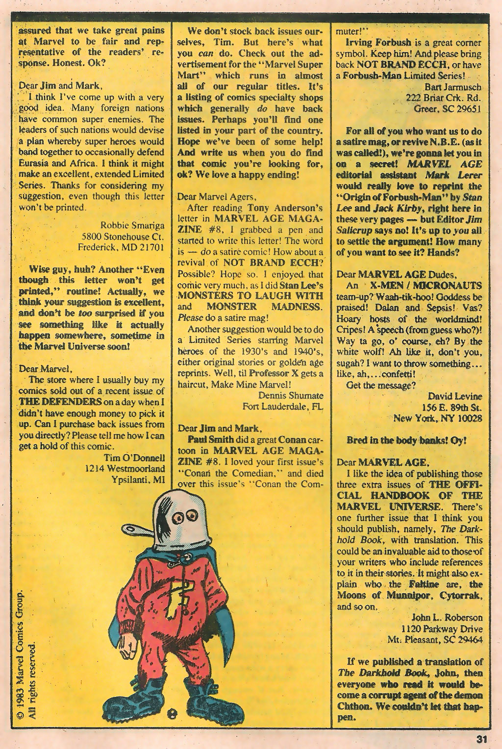 Read online Marvel Age comic -  Issue #12 - 33