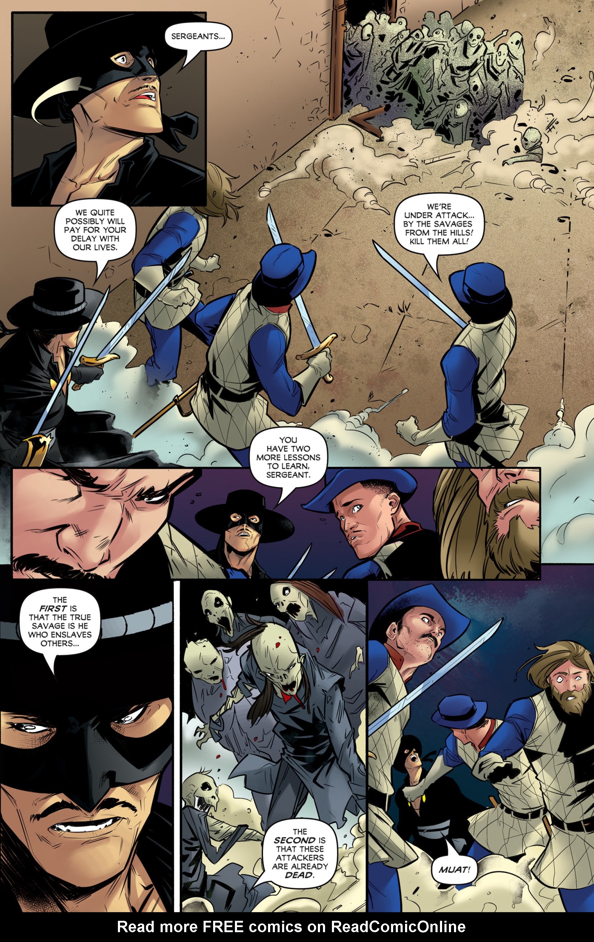 Read online Zorro: Sacrilege comic -  Issue #3 - 14
