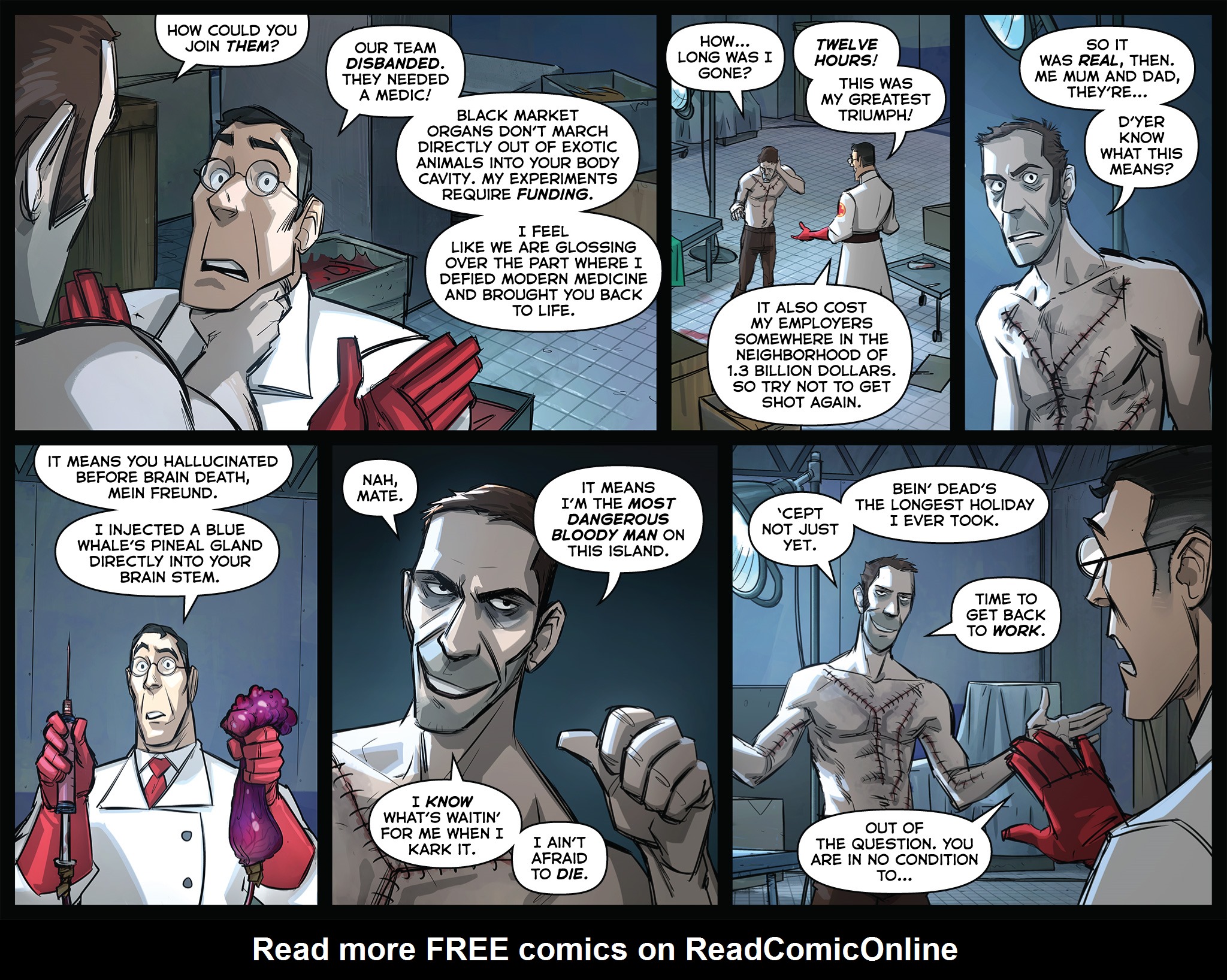 Read online Team Fortress 2 comic -  Issue #5 - 69