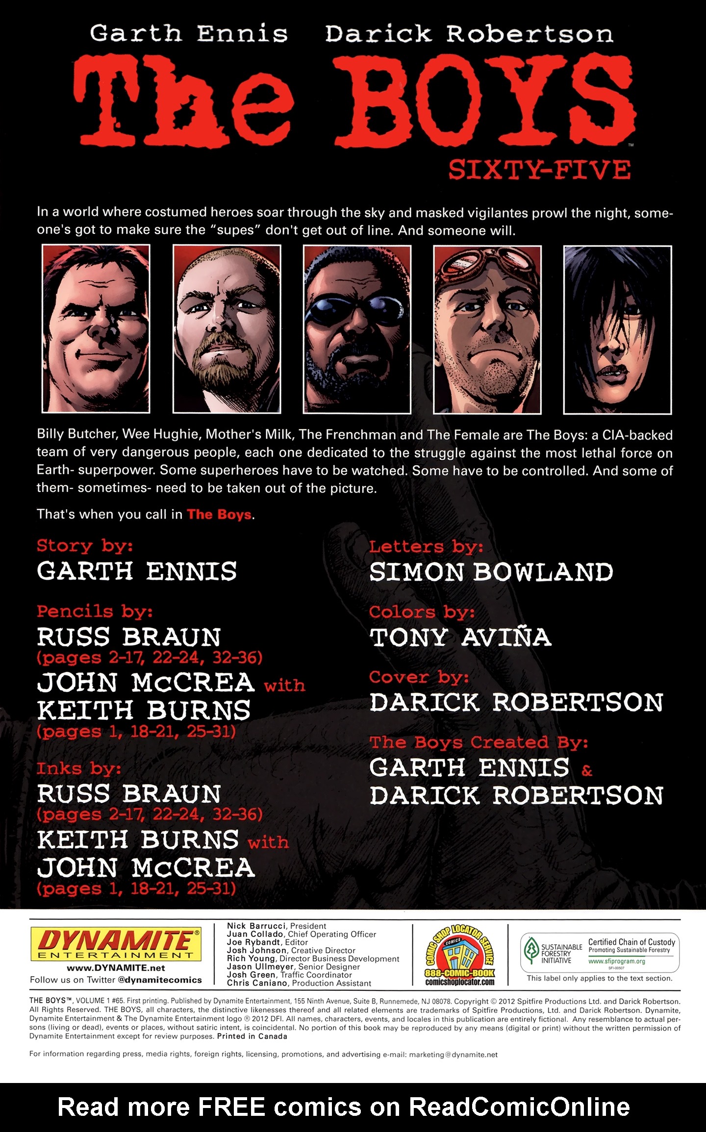 Read online The Boys comic -  Issue #65 - 2