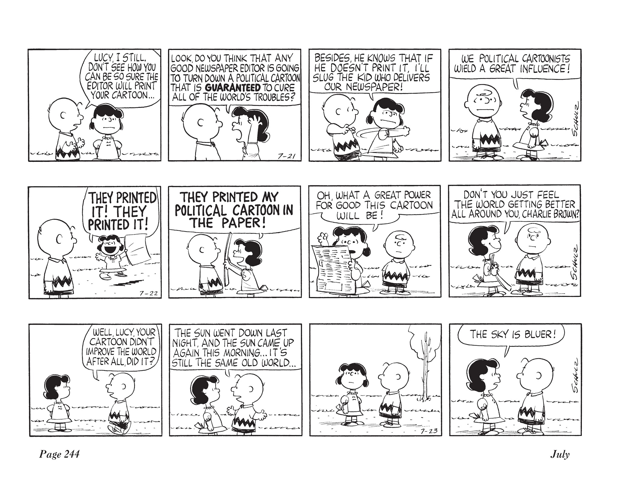 Read online The Complete Peanuts comic -  Issue # TPB 5 - 260