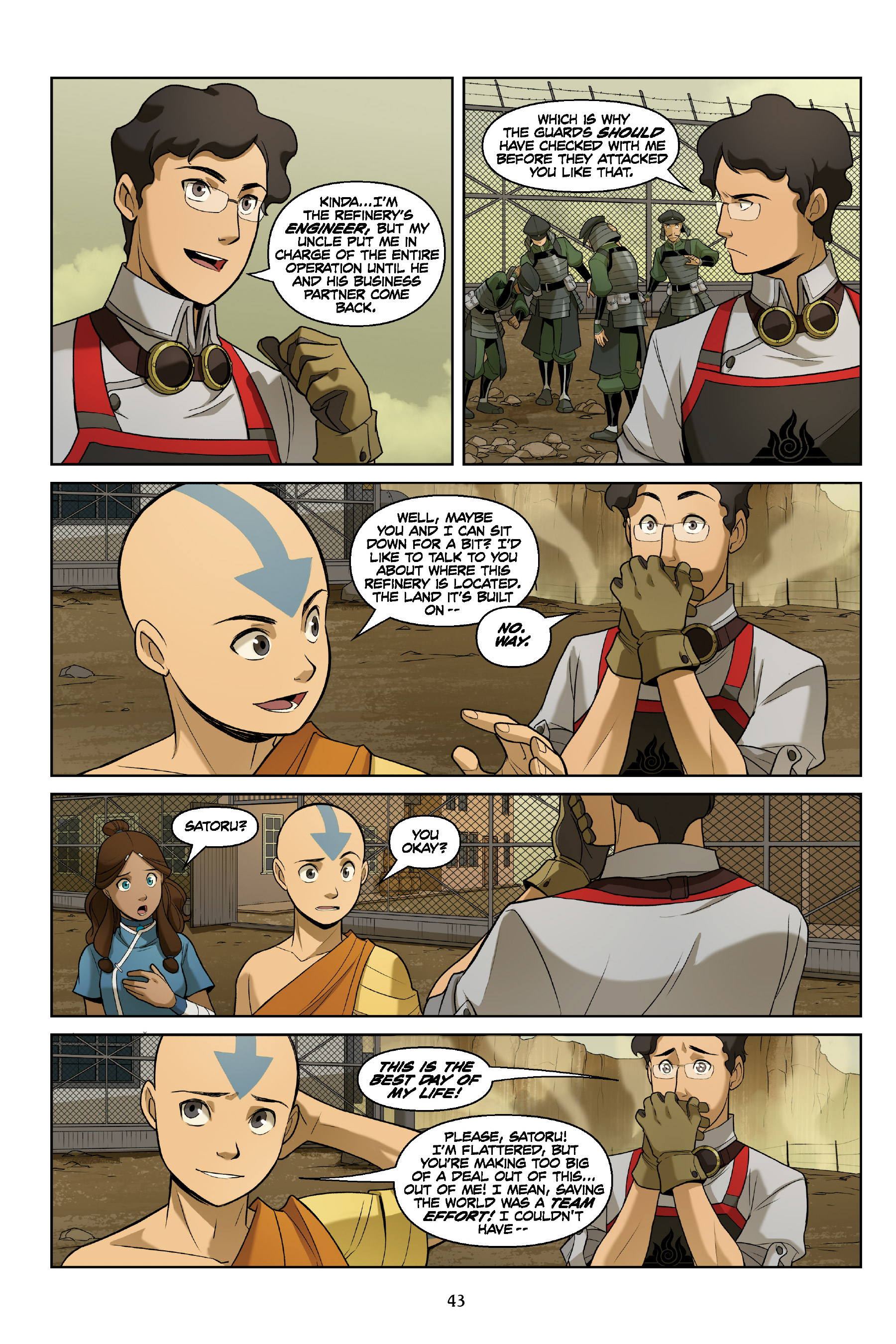 Read online Nickelodeon Avatar: The Last Airbender - The Rift comic -  Issue # _Omnibus (Part 1) - 43
