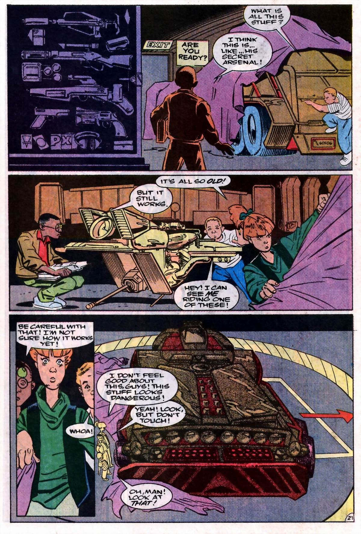 Read online The Web (1991) comic -  Issue #3 - 22