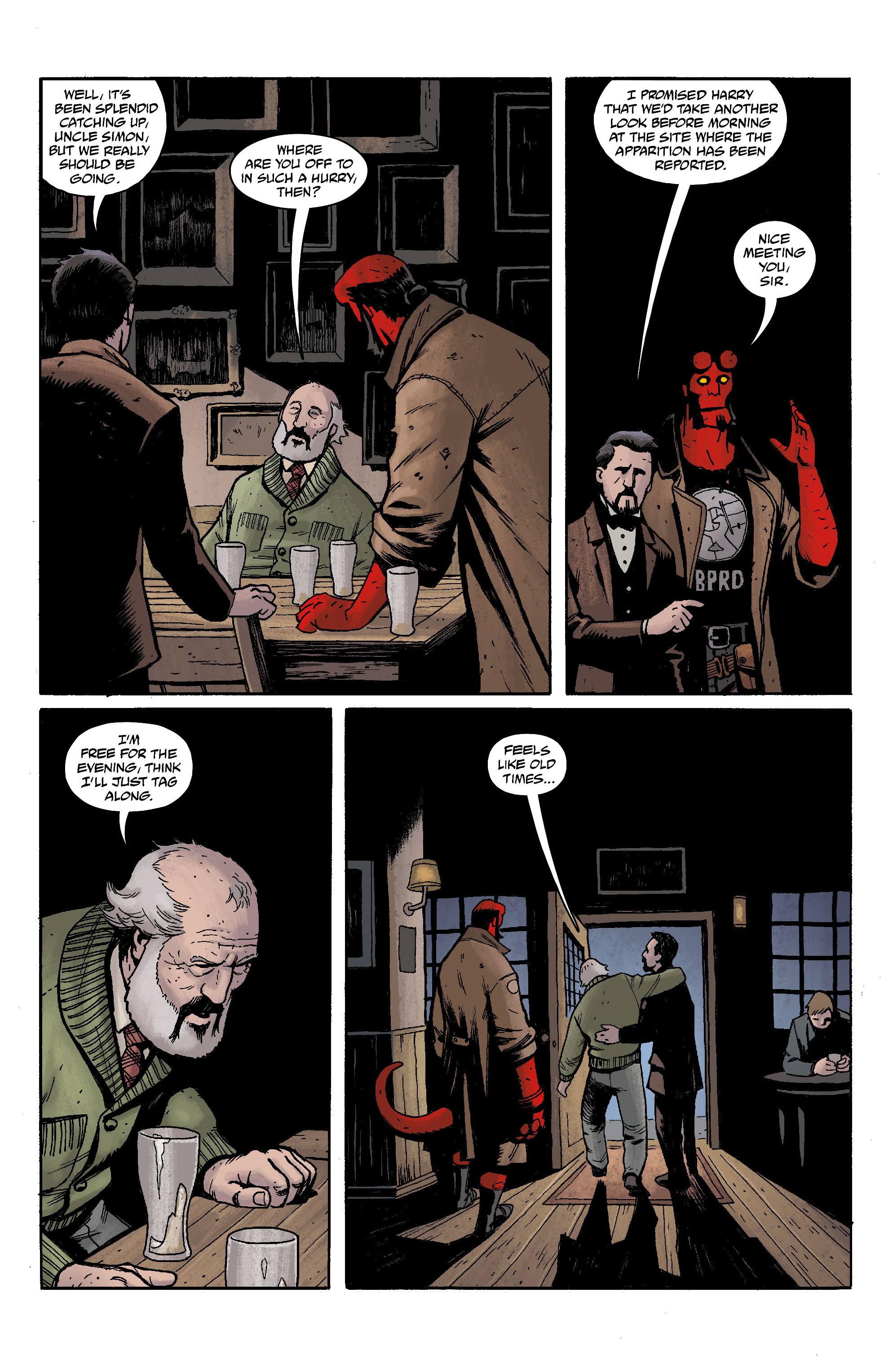 Read online Hellboy: The Silver Lantern Club comic -  Issue #5 - 3