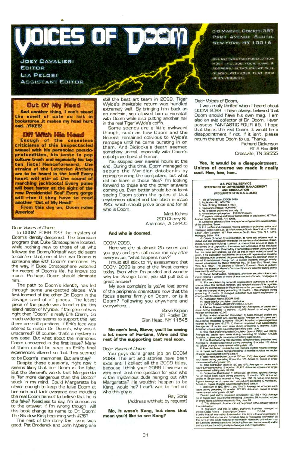 Read online Doom 2099 comic -  Issue #27 - 24