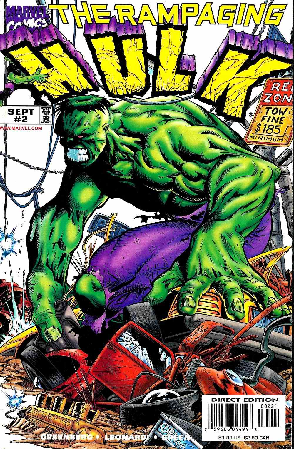 Read online The Rampaging Hulk (1998) comic -  Issue #2 - 1