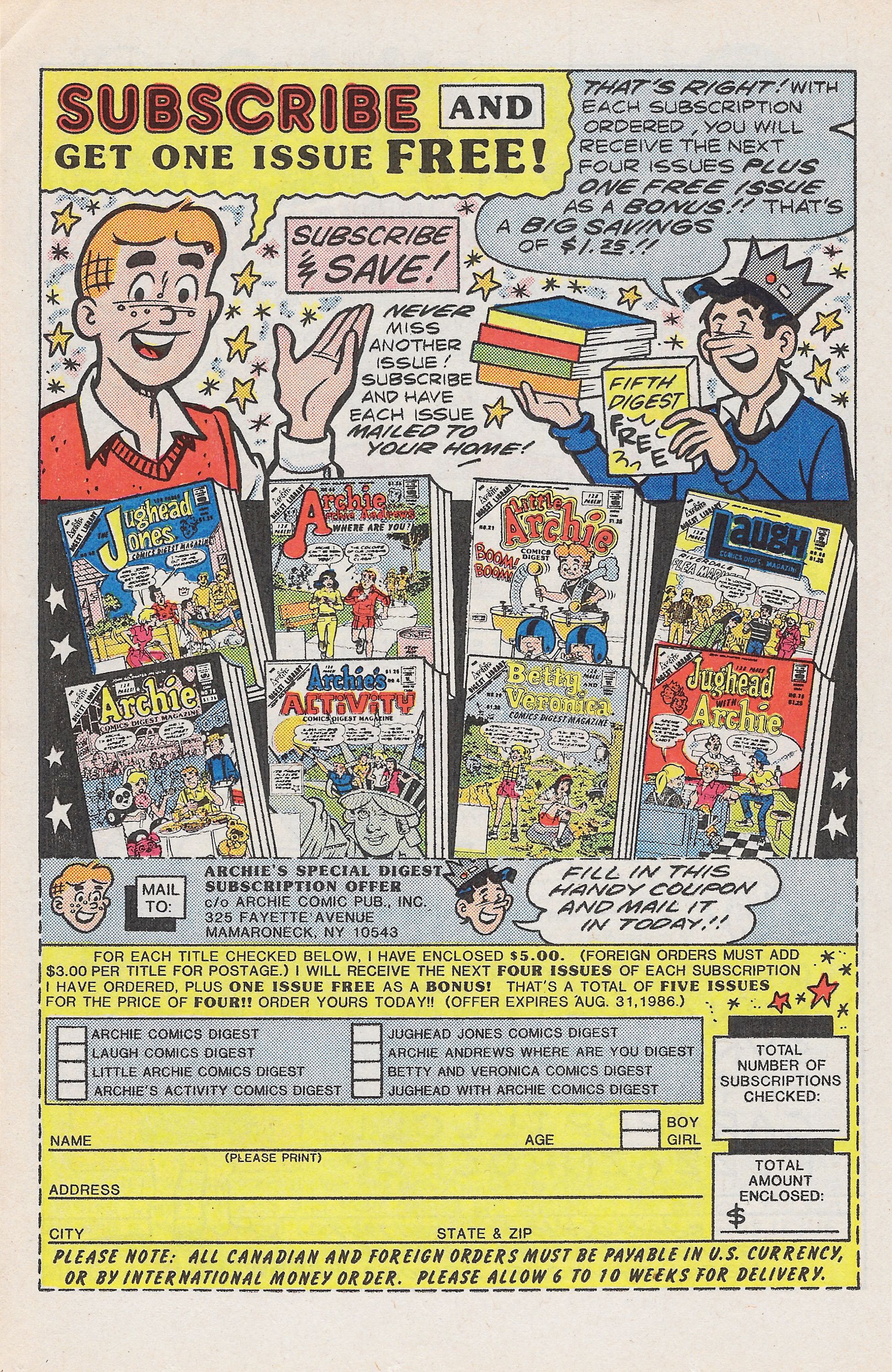 Read online Archie Giant Series Magazine comic -  Issue #564 - 12