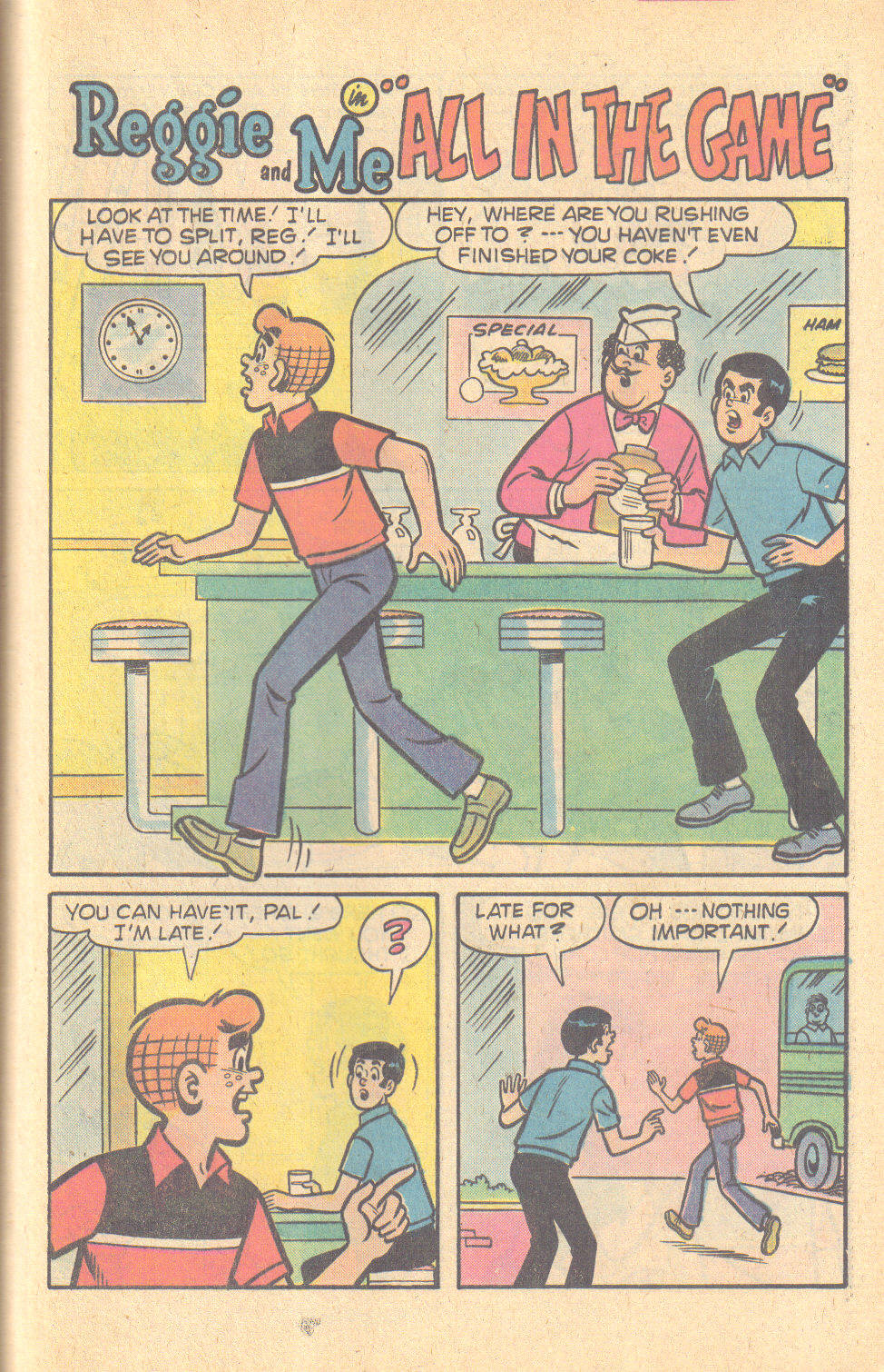 Read online Reggie and Me (1966) comic -  Issue #116 - 29