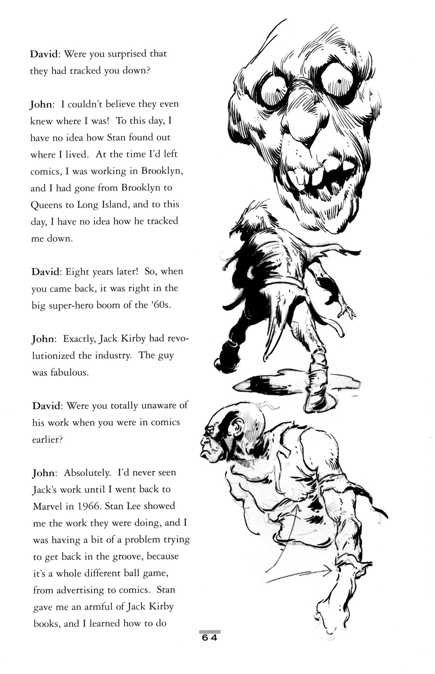 Read online John Buscema Sketchbook comic -  Issue # TPB - 66