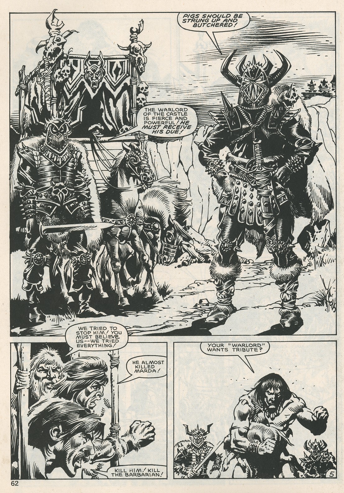 Read online The Savage Sword Of Conan comic -  Issue #115 - 62