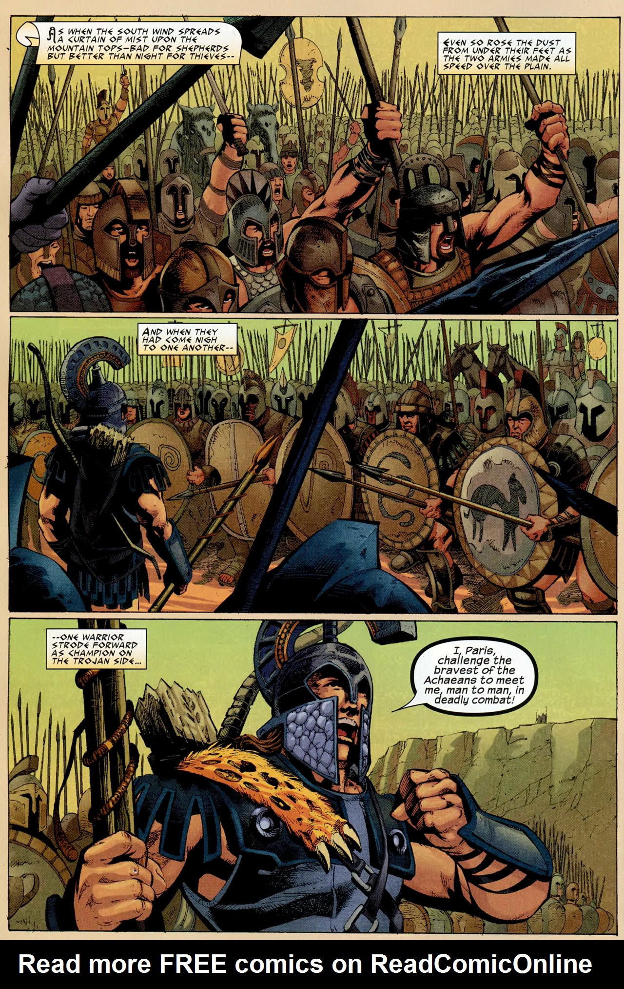 Read online The Iliad comic -  Issue #2 - 3