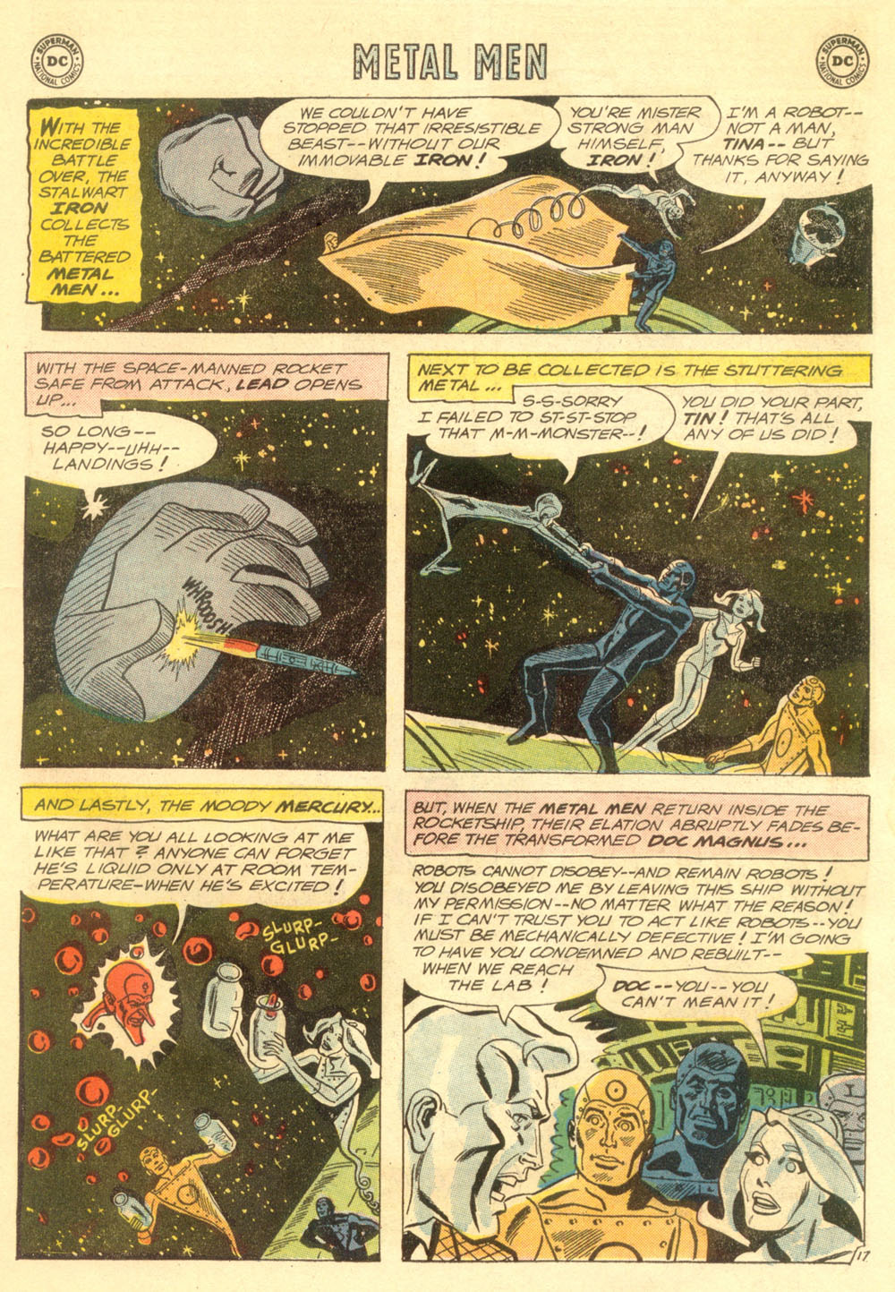 Read online Metal Men (1963) comic -  Issue #6 - 23
