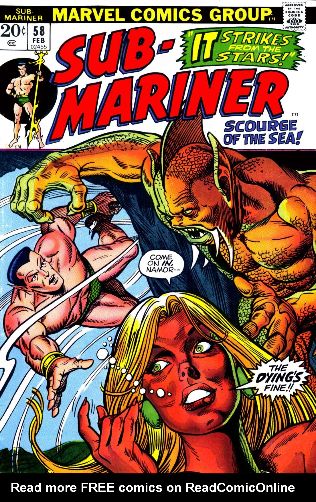 Read online The Sub-Mariner comic -  Issue #58 - 1