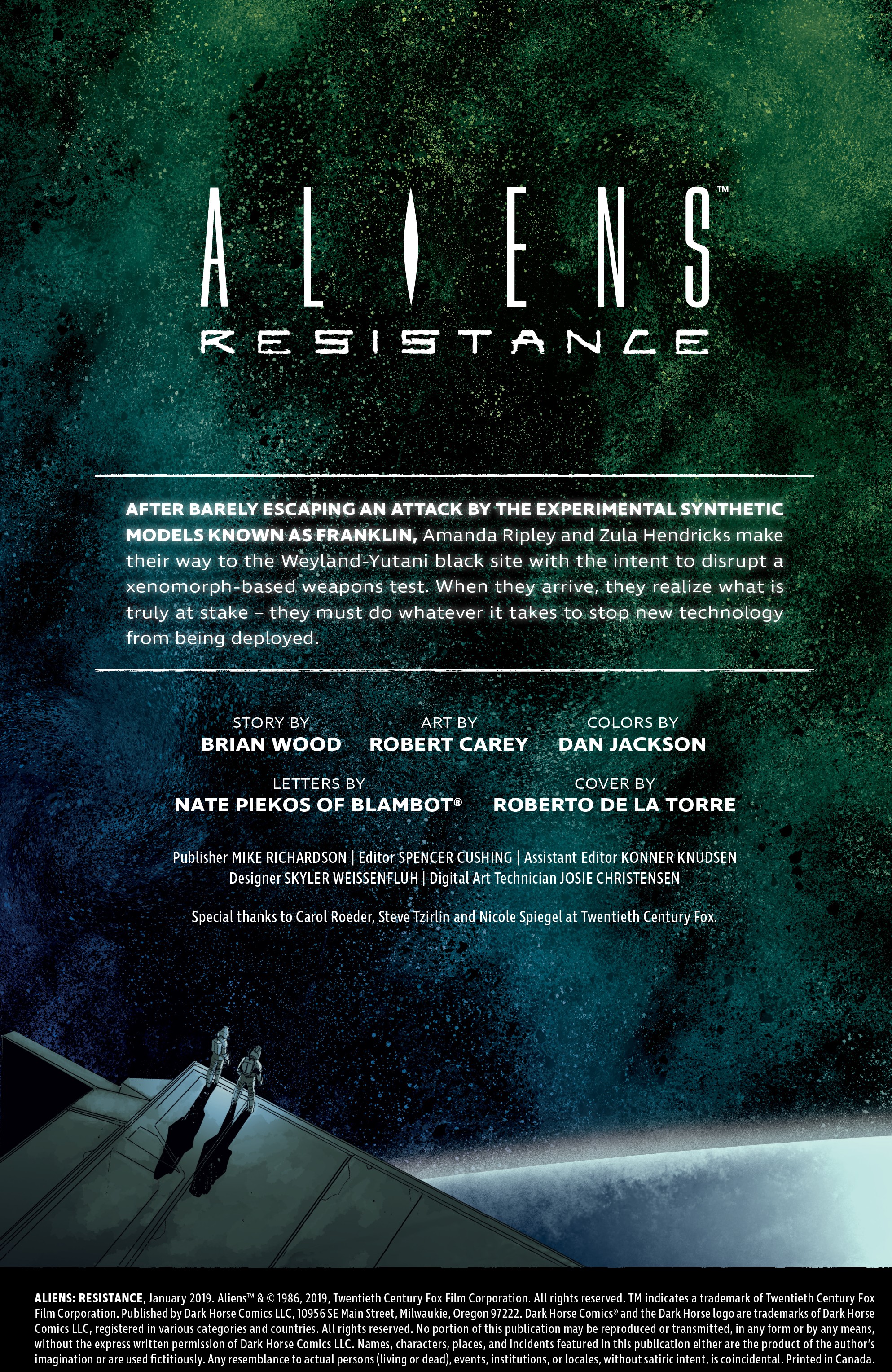 Read online Aliens: Resistance comic -  Issue #2 - 2