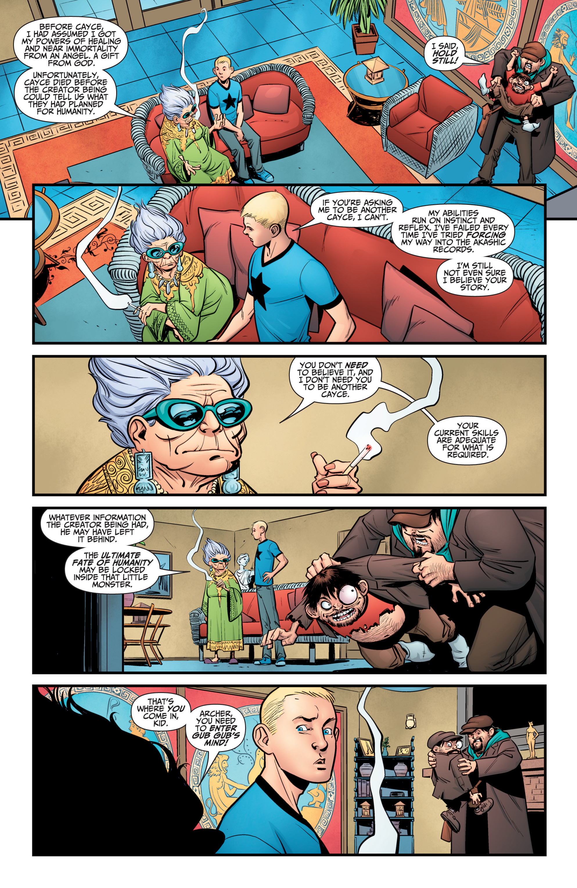Read online A&A: The Adventures of Archer & Armstrong comic -  Issue #10 - 12