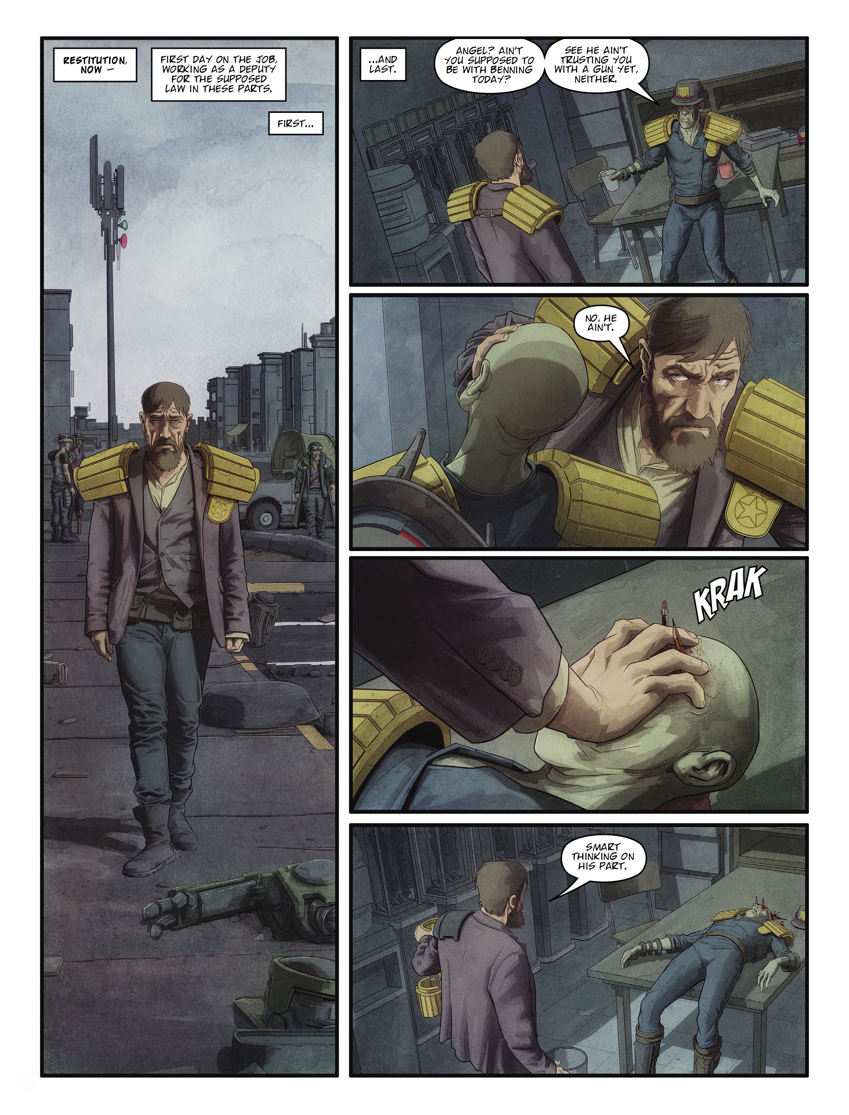 Read online Judge Dredd Megazine (Vol. 5) comic -  Issue #437 - 27