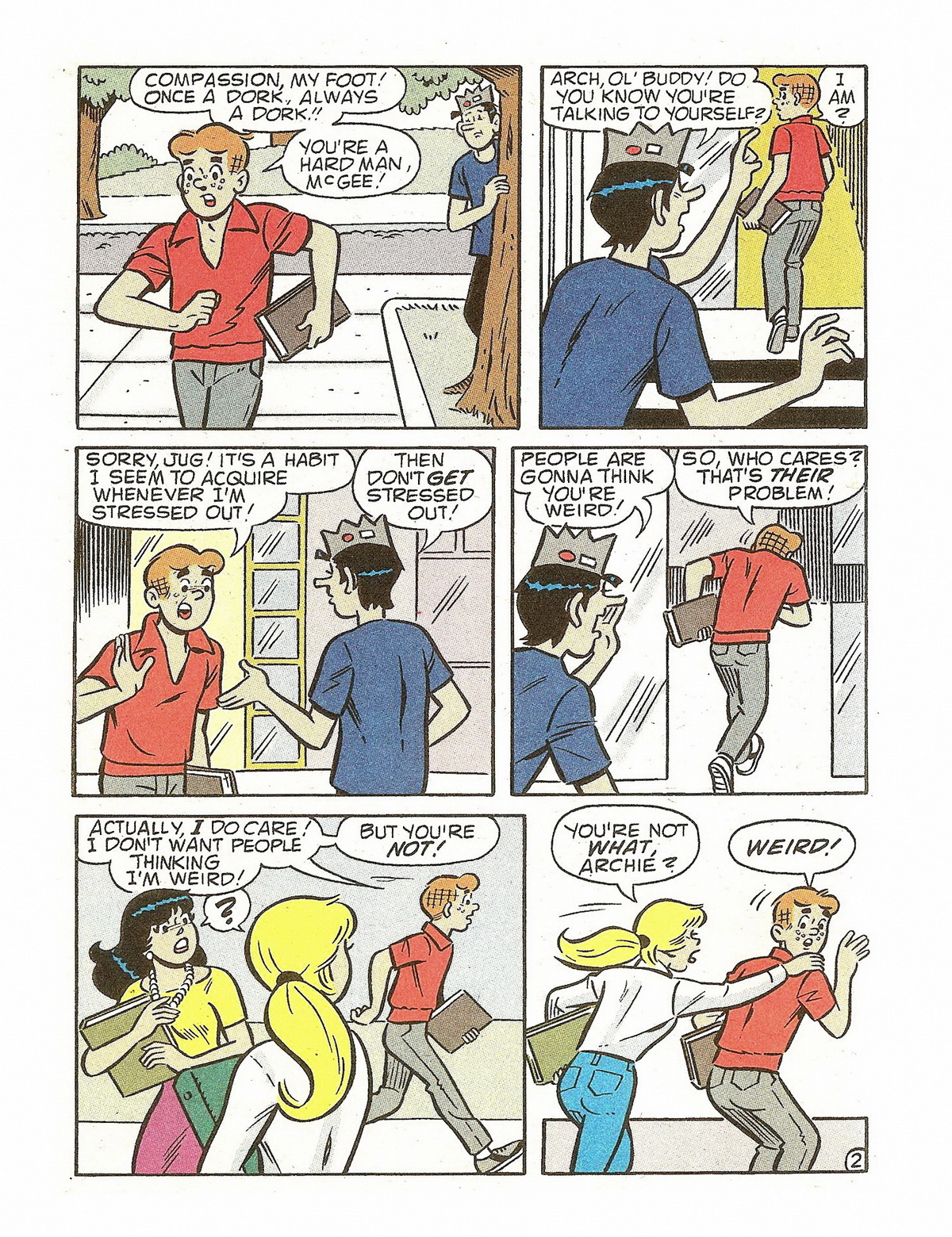 Read online Jughead's Double Digest Magazine comic -  Issue #67 - 134