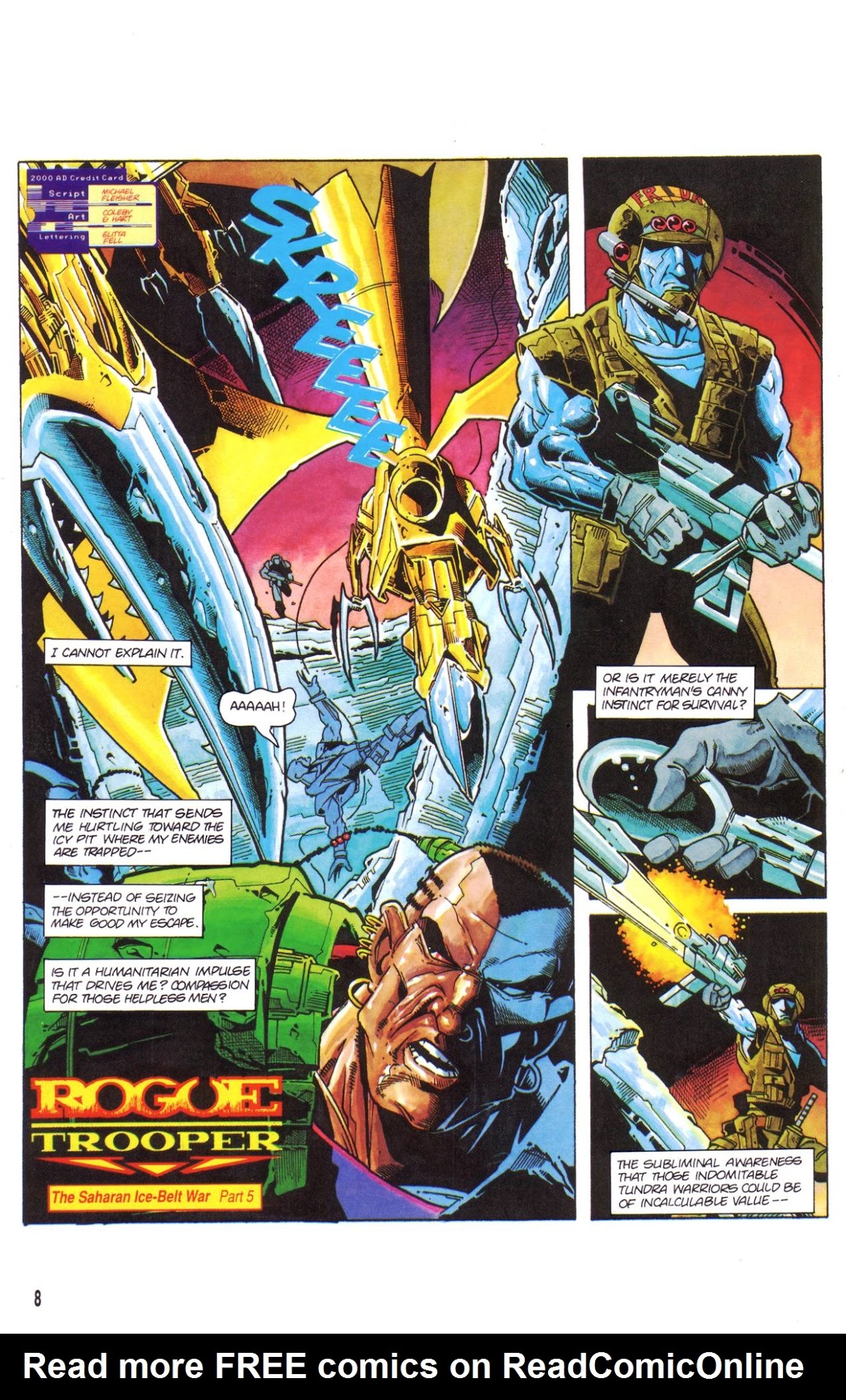 Read online Rogue Trooper:  The Final Warrior comic -  Issue #4 - 9