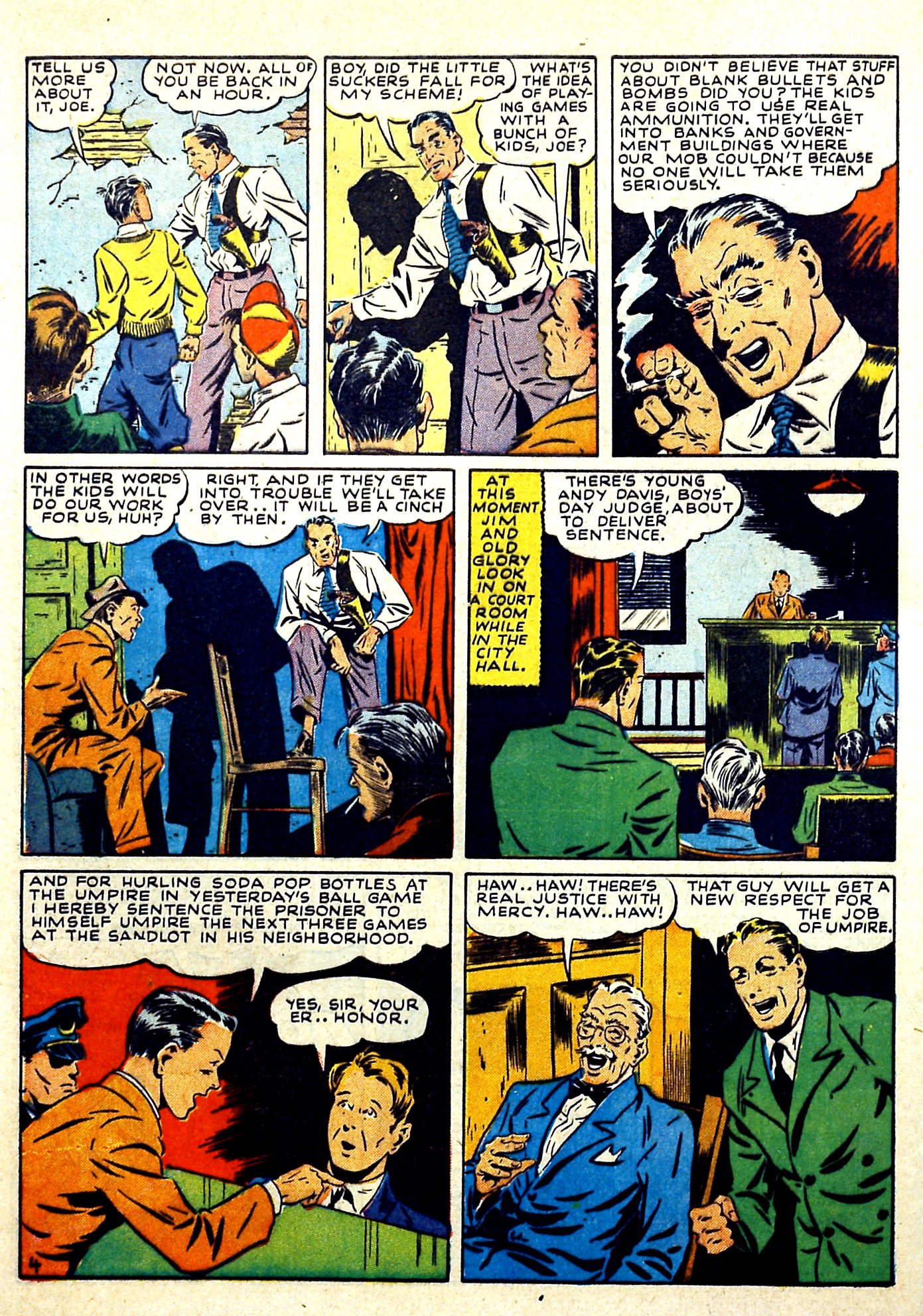 Read online Our Flag Comics comic -  Issue #4 - 6