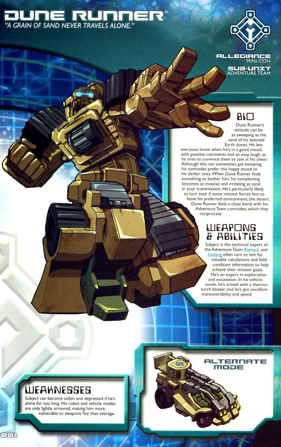 Read online More Than Meets The Eye: Transformers Armada comic -  Issue #1 - 5