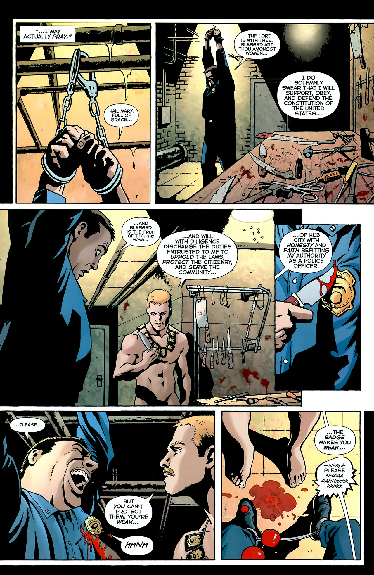 Read online Crime Bible: The Five Lessons of Blood comic -  Issue #4 - 9