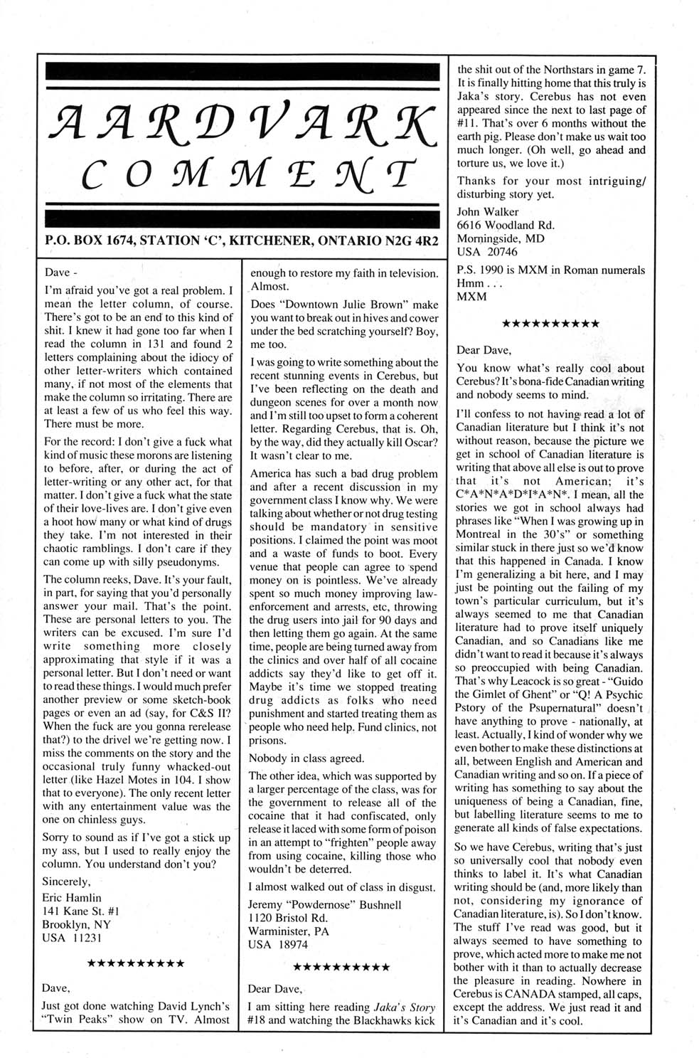 Read online Cerebus comic -  Issue #136 - 22