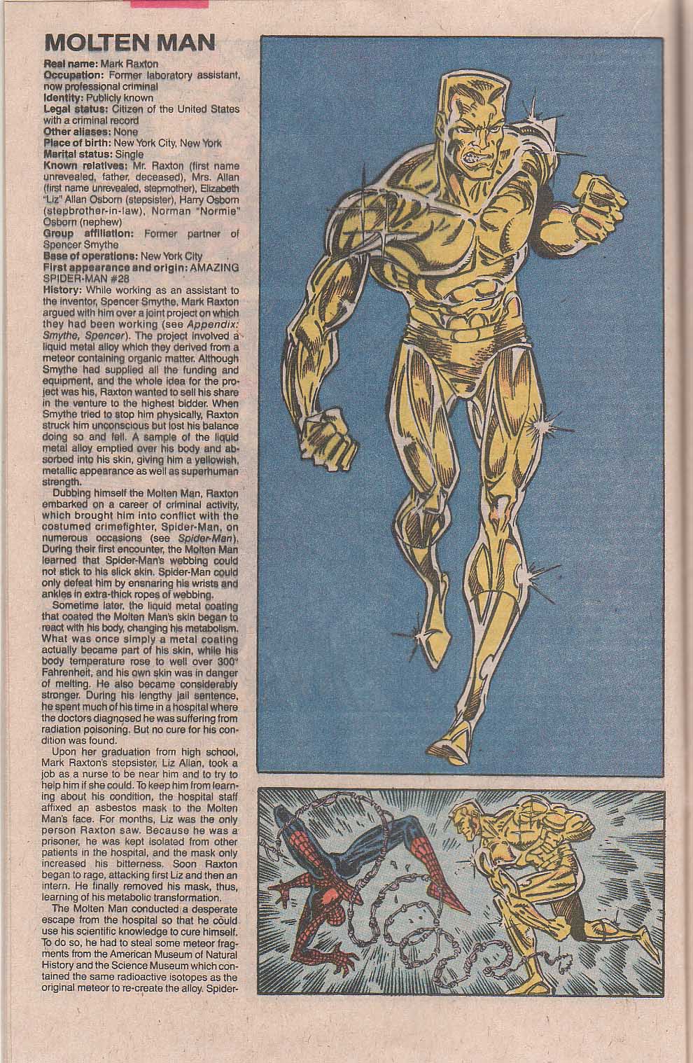 Read online The Official Handbook of the Marvel Universe: Update '89 comic -  Issue #8 - 20