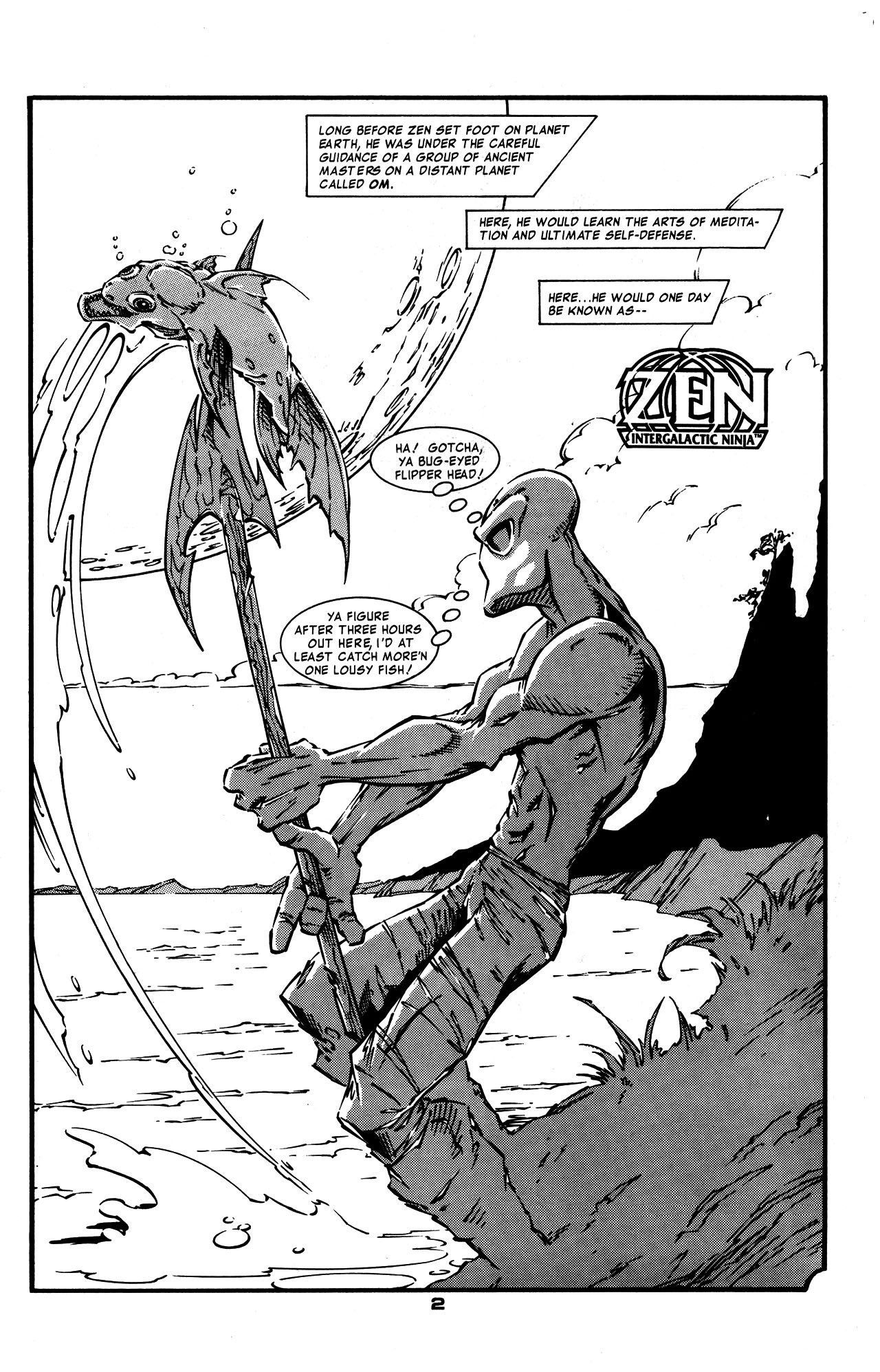 Read online Young Zen Intergalactic Ninja comic -  Issue #1 - 4