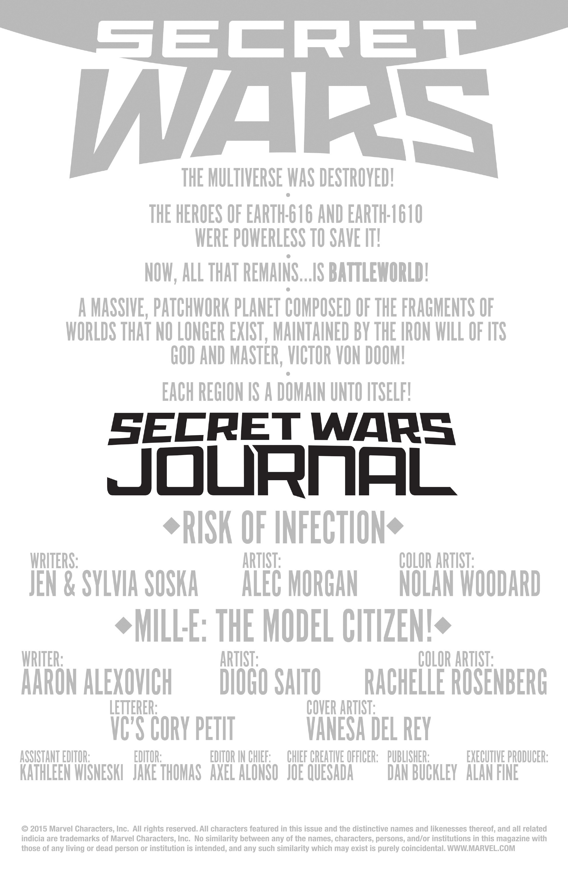 Read online Secret Wars Journal comic -  Issue #5 - 2