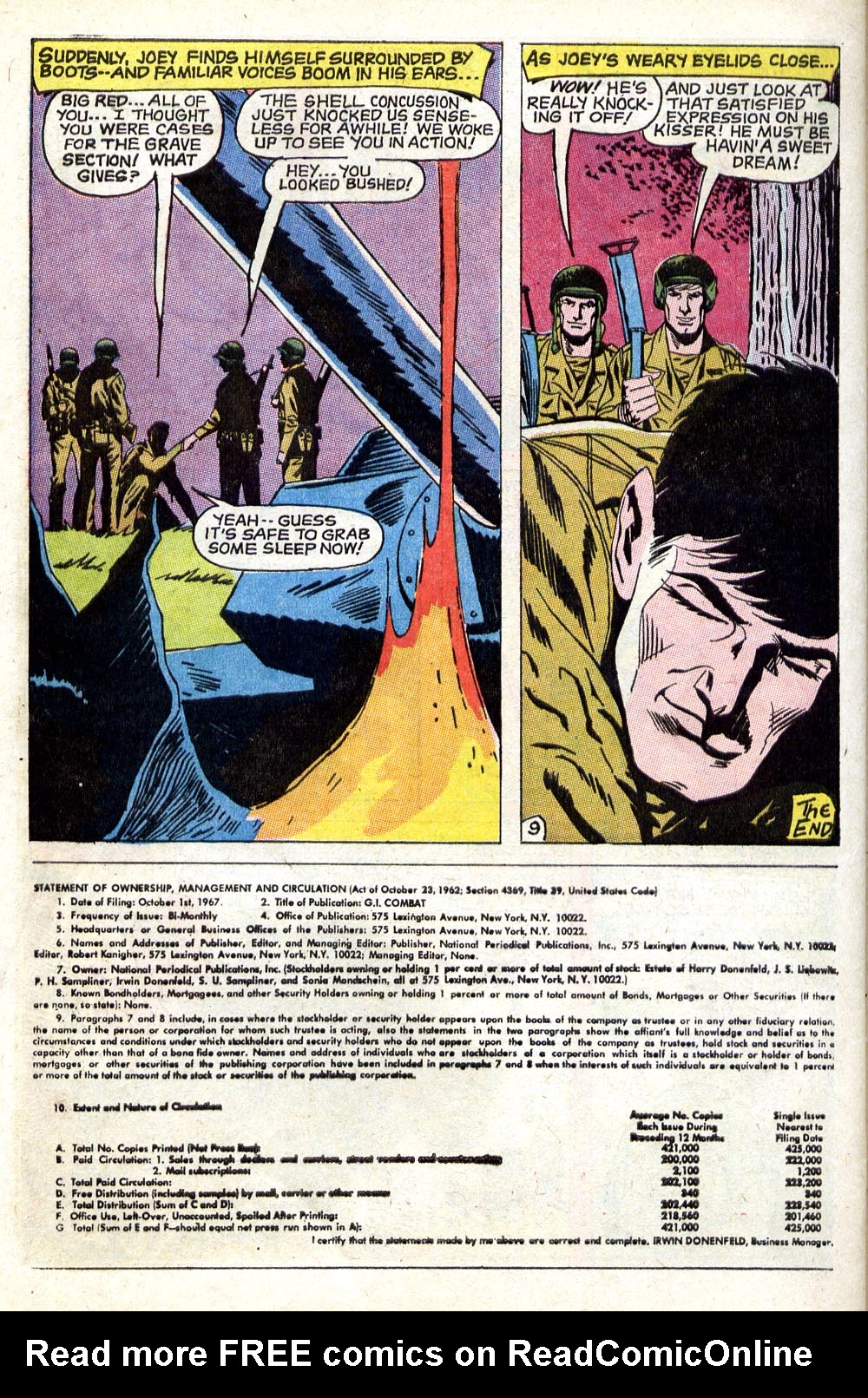 Read online G.I. Combat (1952) comic -  Issue #129 - 32