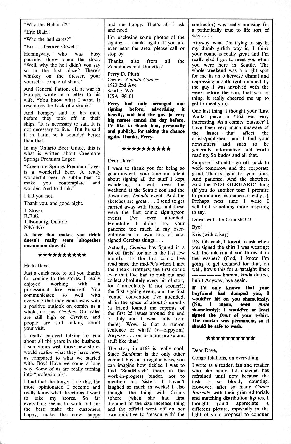 Read online Cerebus comic -  Issue #165 - 29