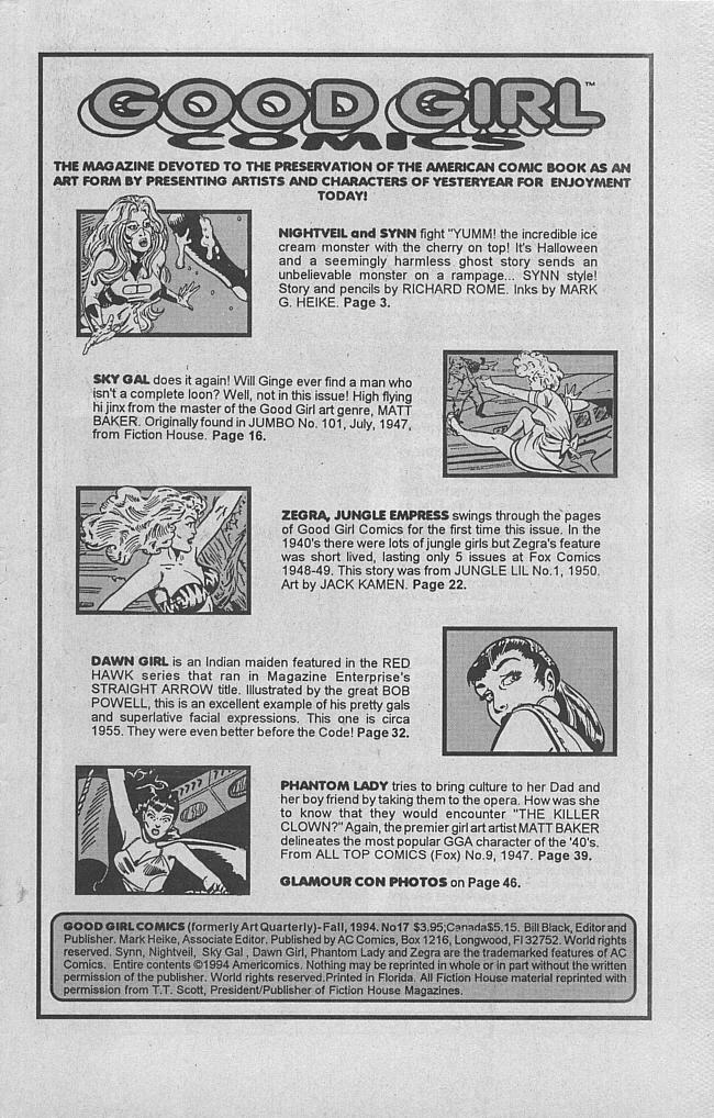 Read online Good Girl Art Quarterly comic -  Issue #17 - 3