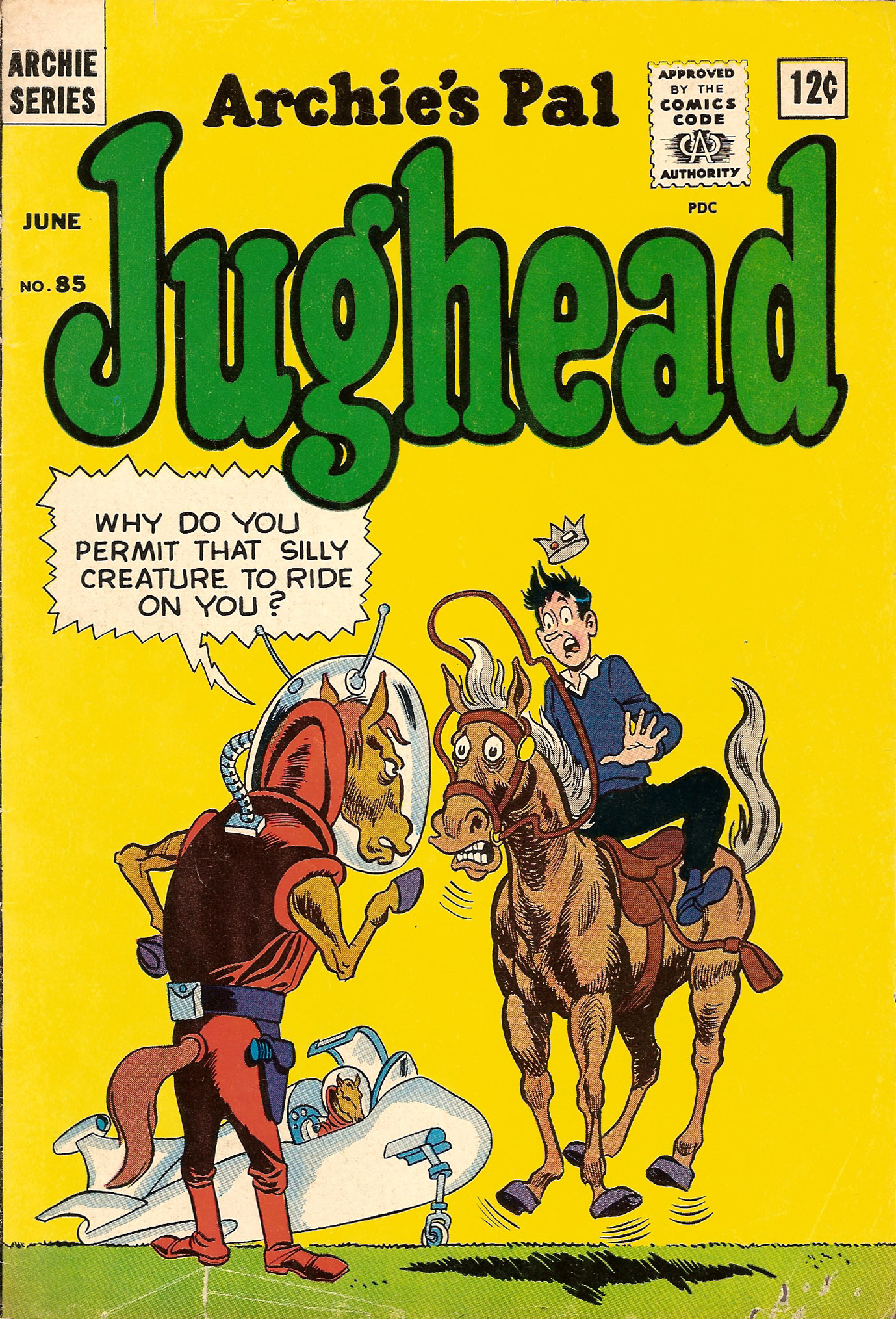 Read online Archie's Pal Jughead comic -  Issue #85 - 1