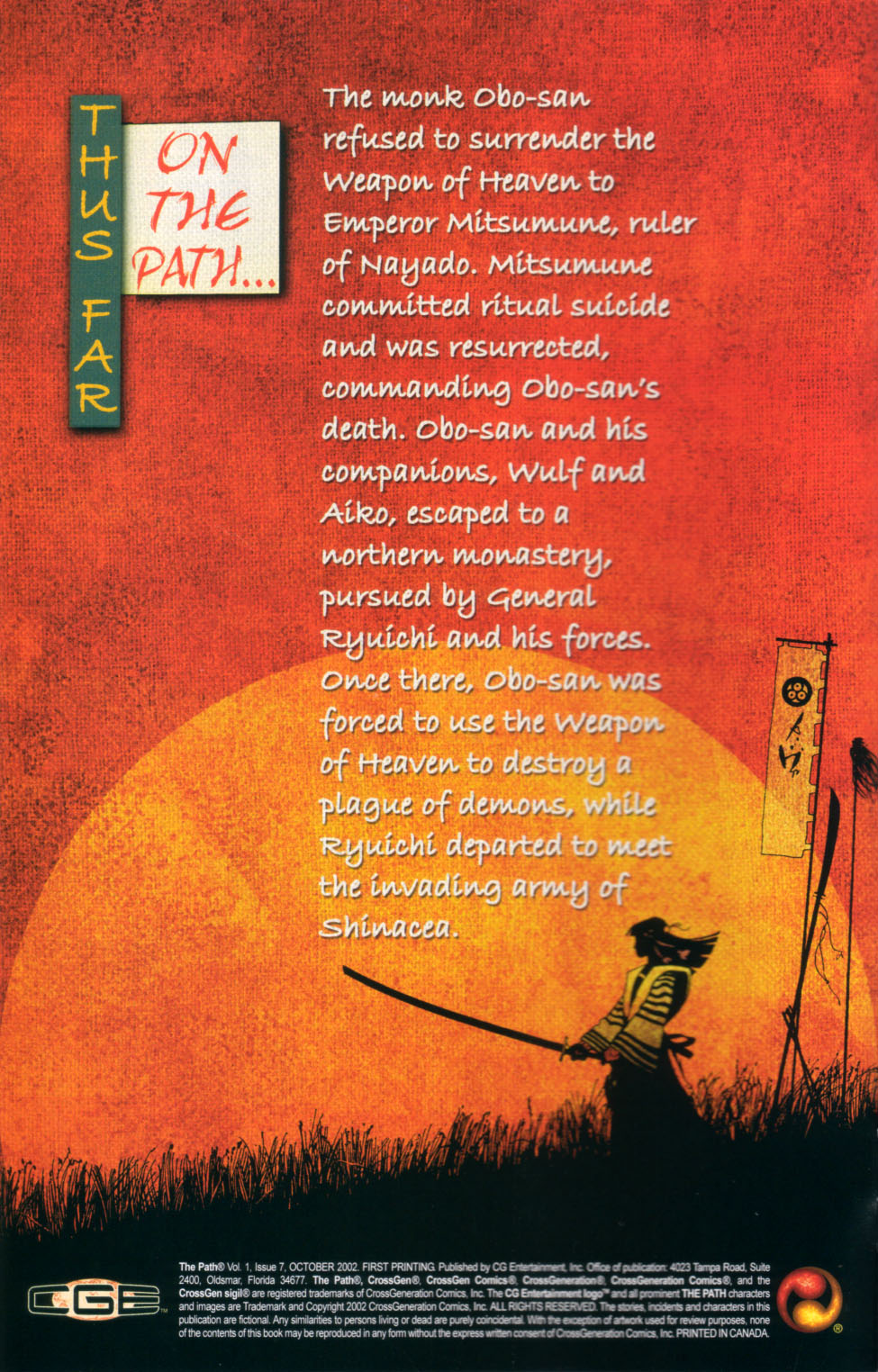 Read online The Path comic -  Issue #7 - 2