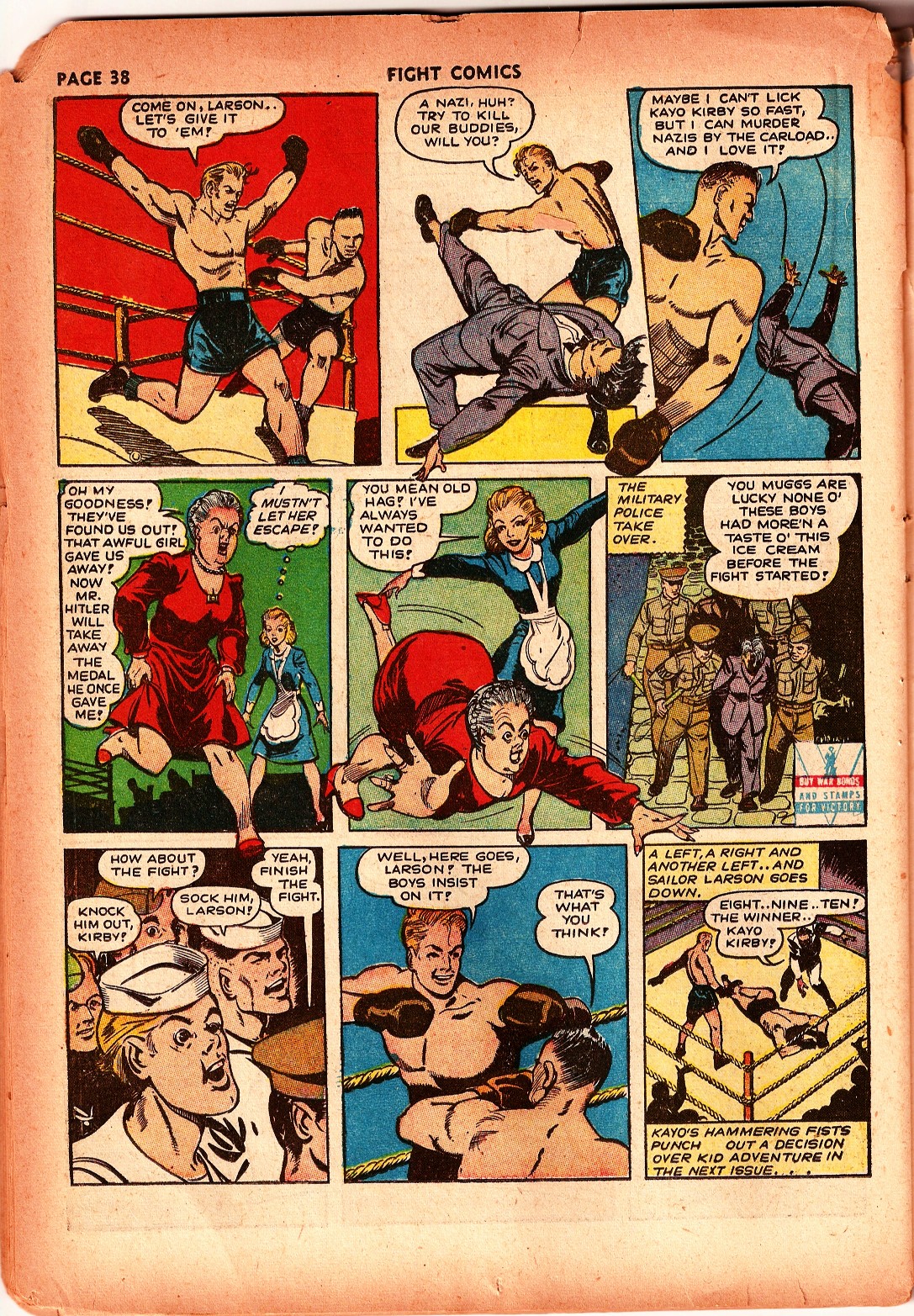 Read online Fight Comics comic -  Issue #23 - 40
