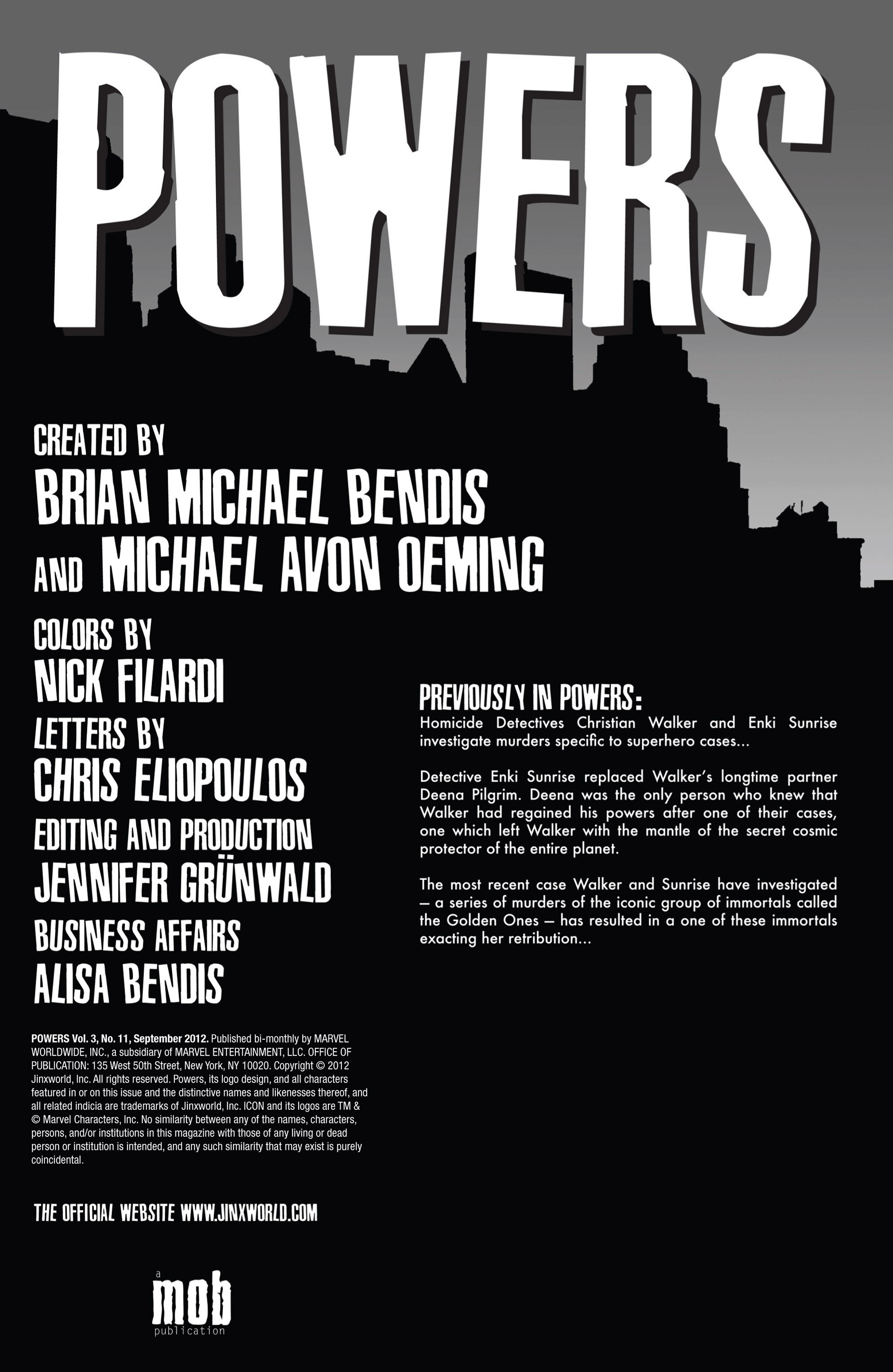 Read online Powers (2009) comic -  Issue #11 - 2