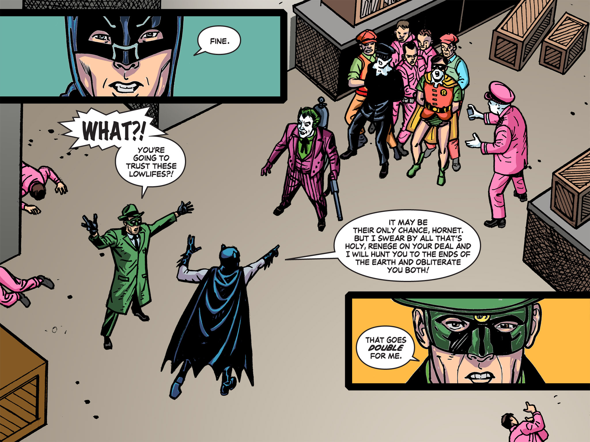 Read online Batman '66 Meets the Green Hornet [II] comic -  Issue #5 - 14