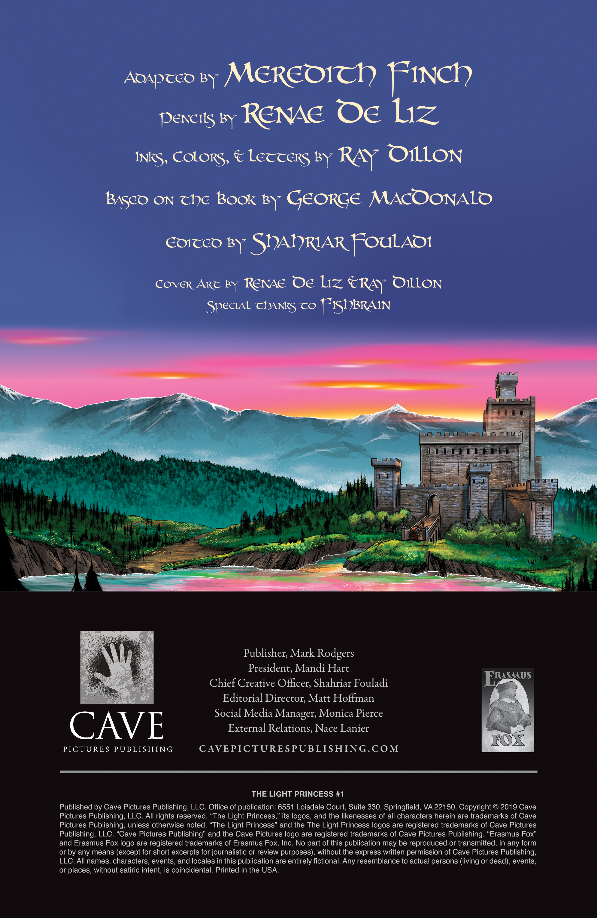 Read online George MacDonald's The Light Princess comic -  Issue #1 - 2