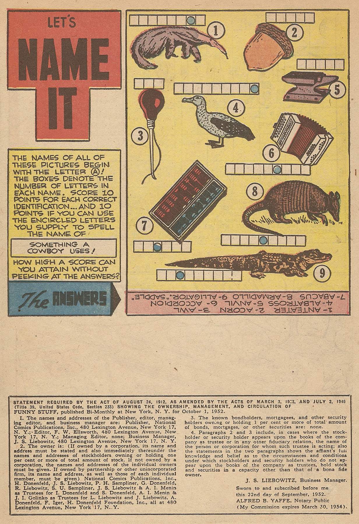 Read online Funny Stuff comic -  Issue #71 - 22