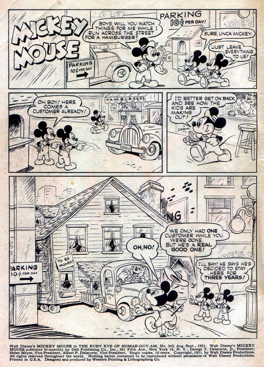 Read online Four Color Comics comic -  Issue #343 - 2