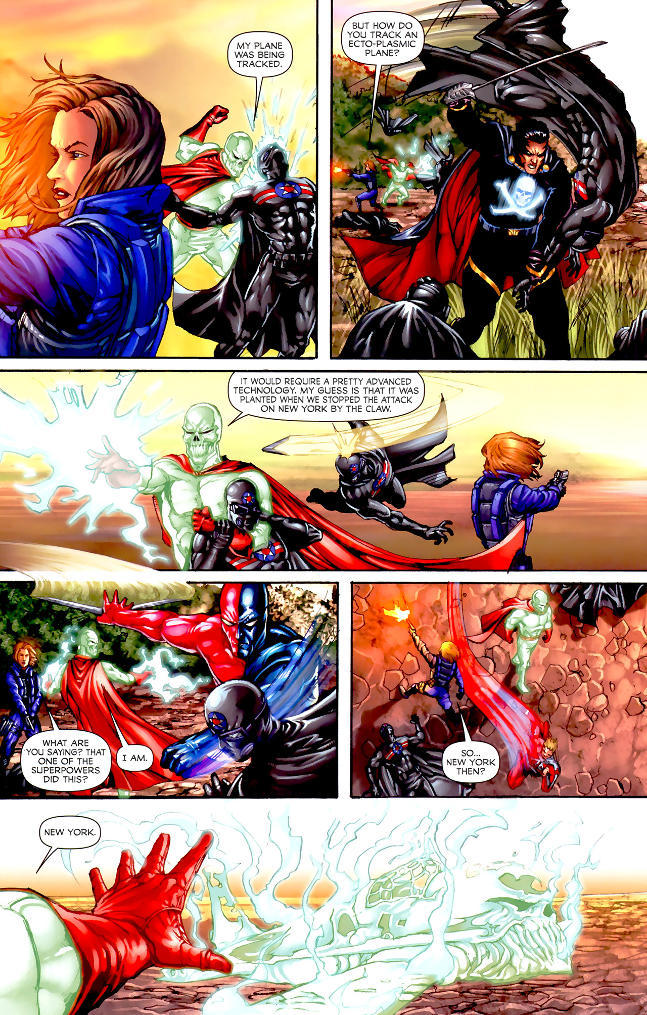 Read online Project Superpowers: Chapter Two comic -  Issue #5 - 22