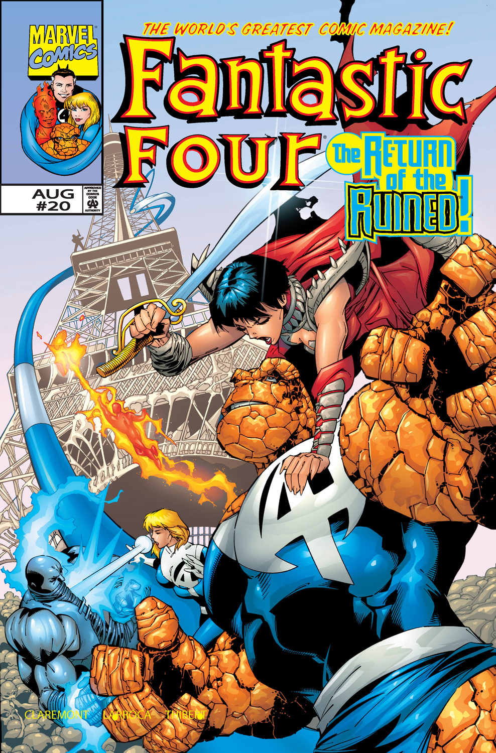 Read online Fantastic Four (1998) comic Issue 20