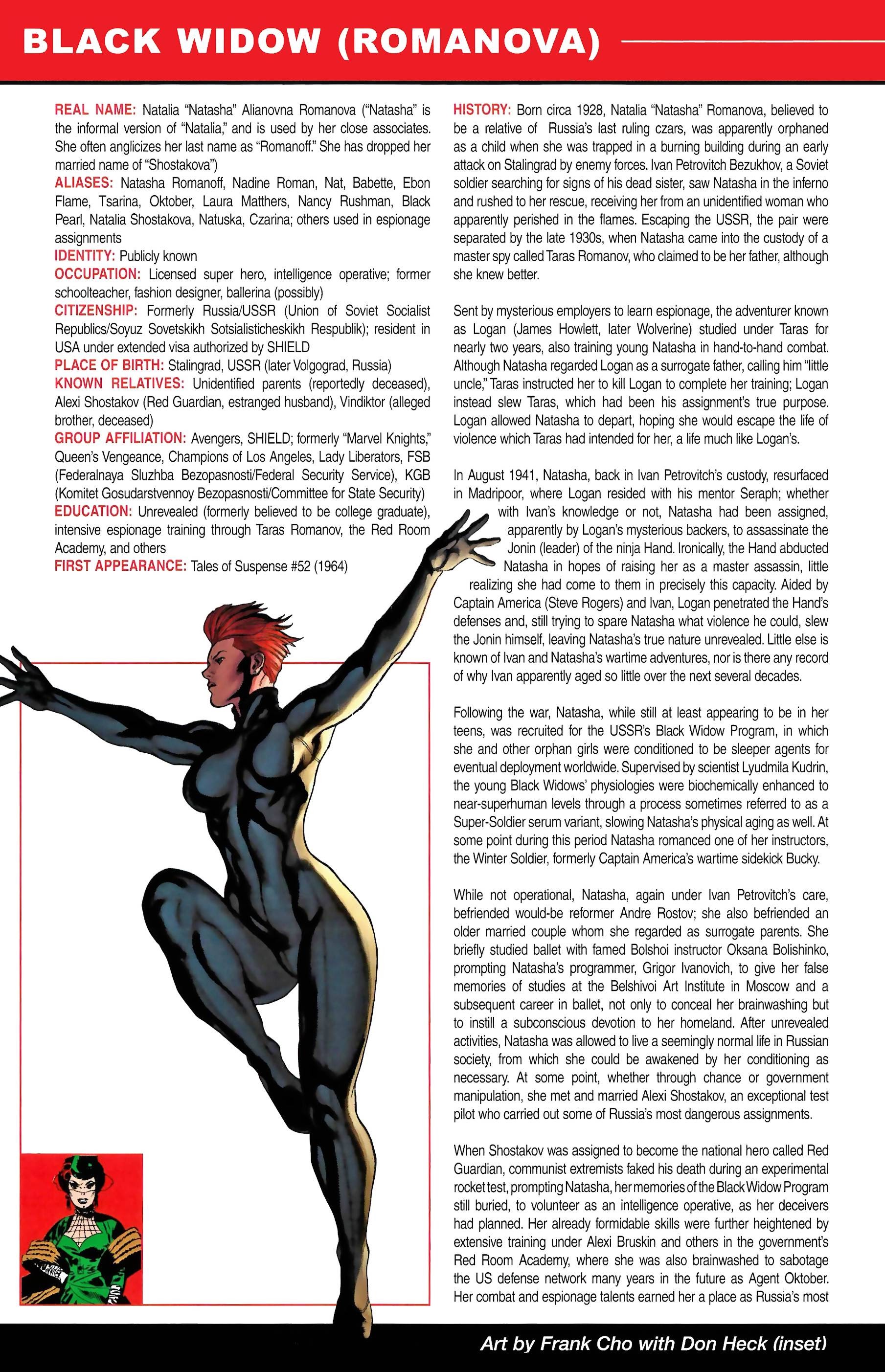 Read online Official Handbook of the Marvel Universe A to Z comic -  Issue # TPB 1 (Part 2) - 128