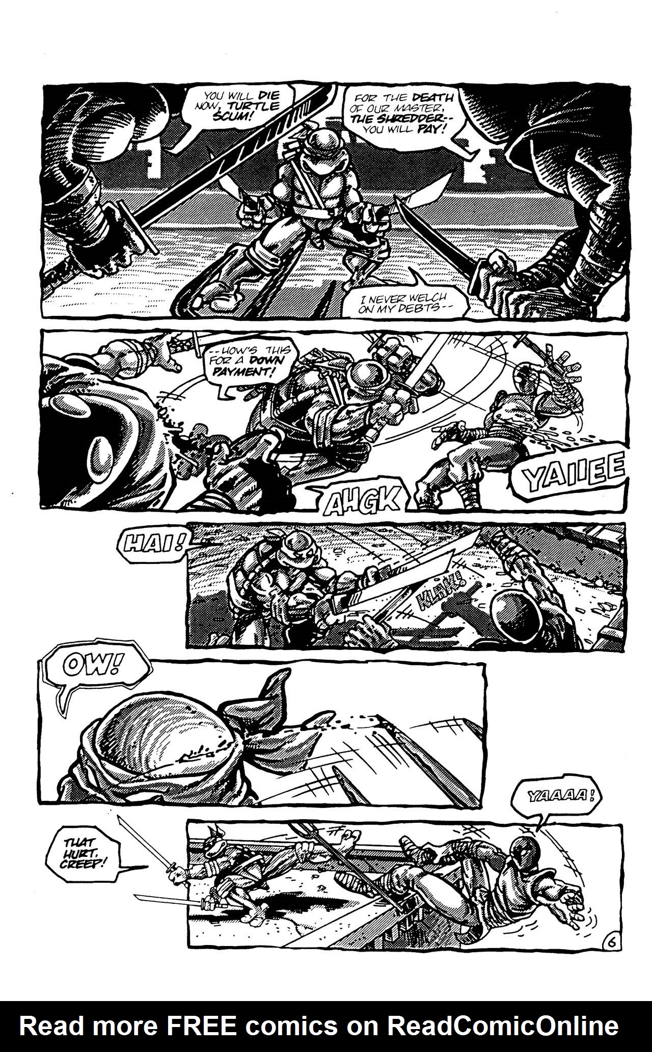 Read online Teenage Mutant Ninja Turtles (1984) comic -  Issue #4 - 7