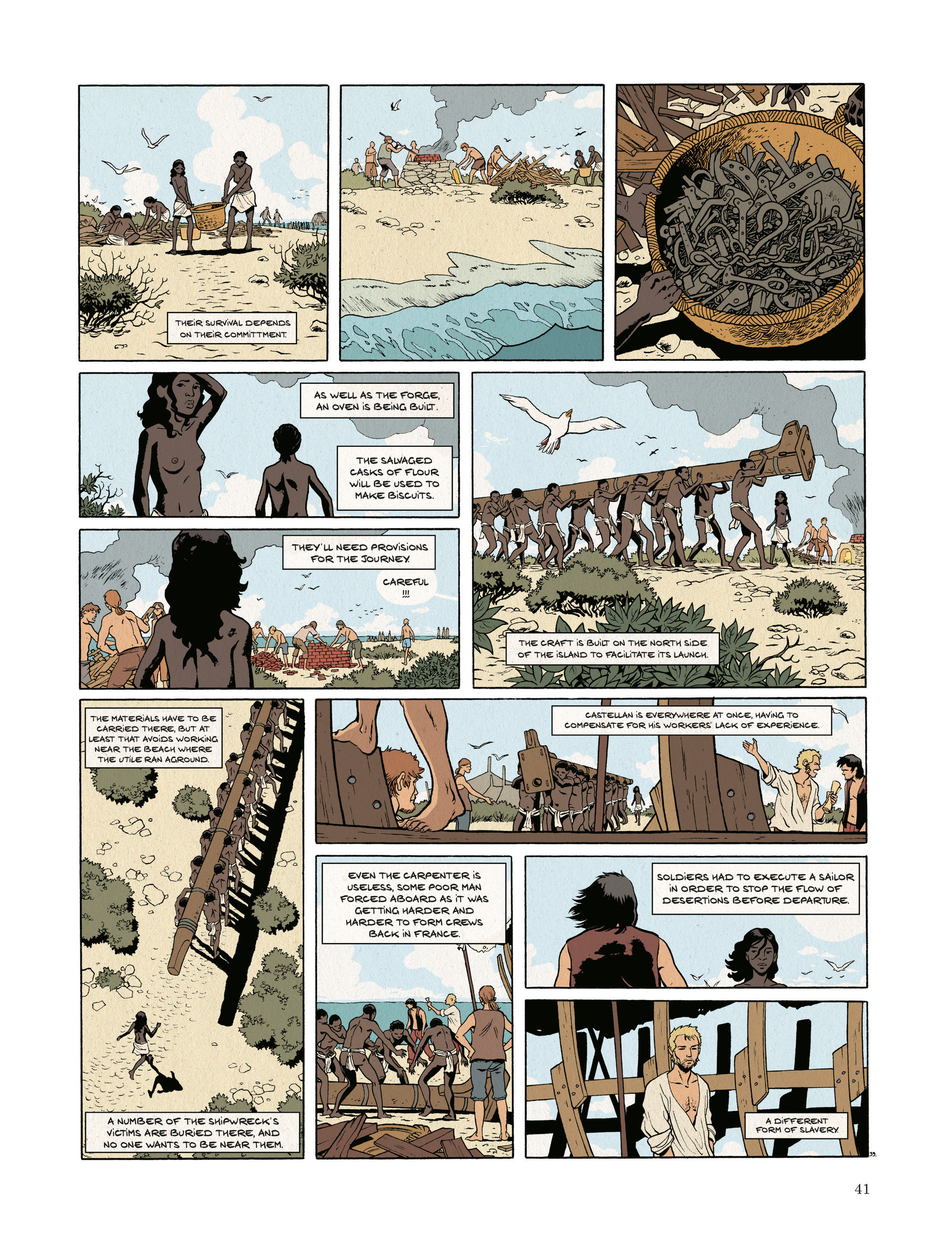Read online The Forgotten Slaves of Tromelin comic -  Issue # TPB - 43