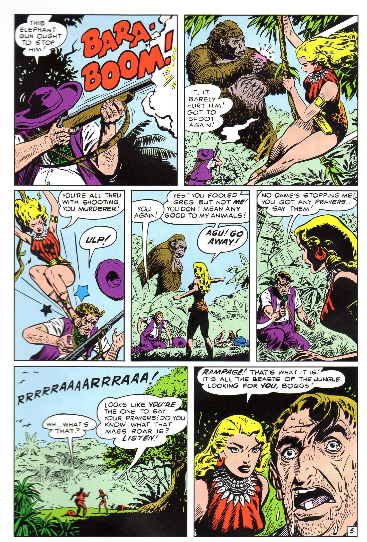 Read online Lorna, The Jungle Queen comic -  Issue #4 - 6