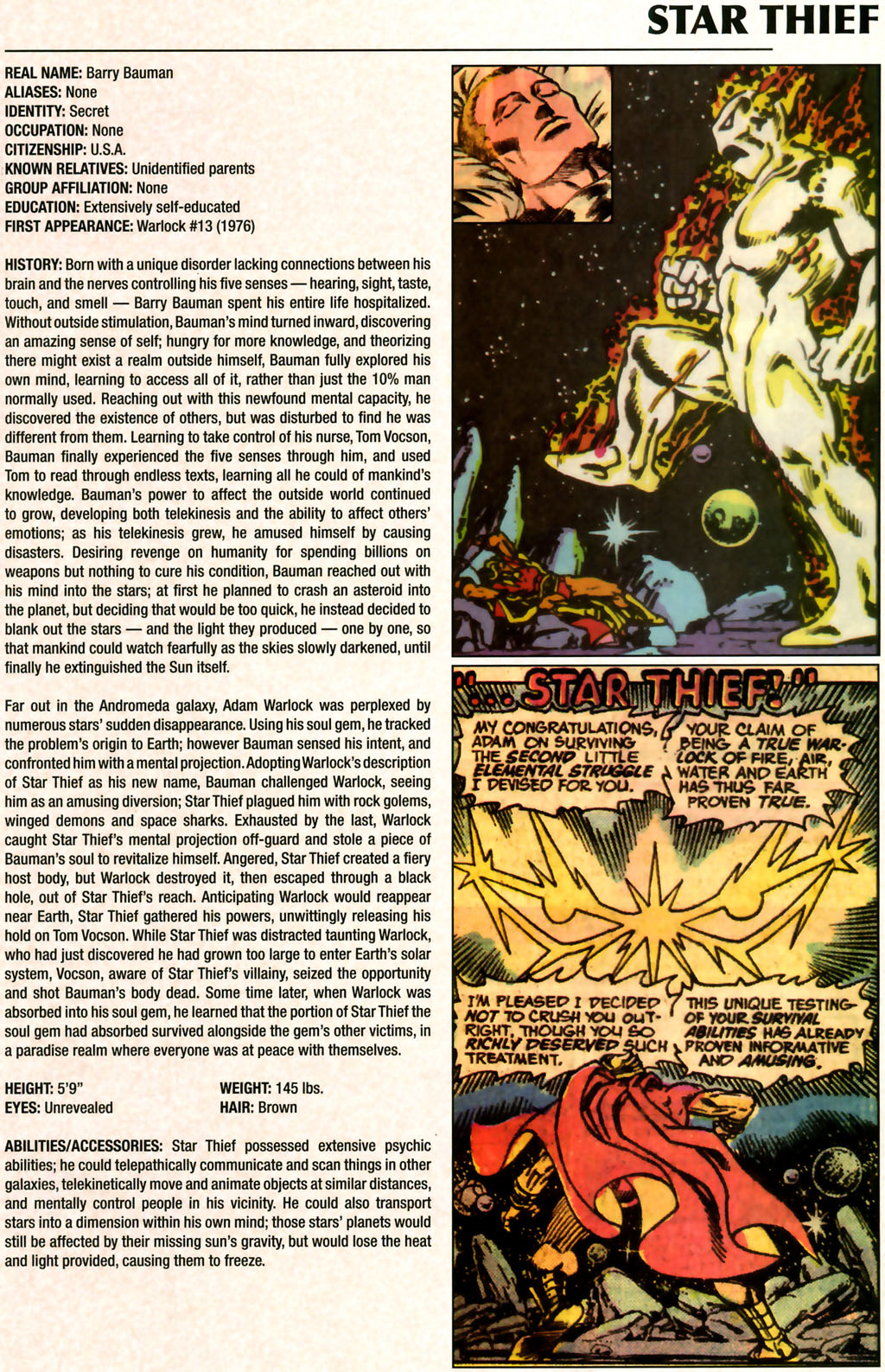 Read online Marvel Legacy: The 1970's Handbook comic -  Issue # Full - 55